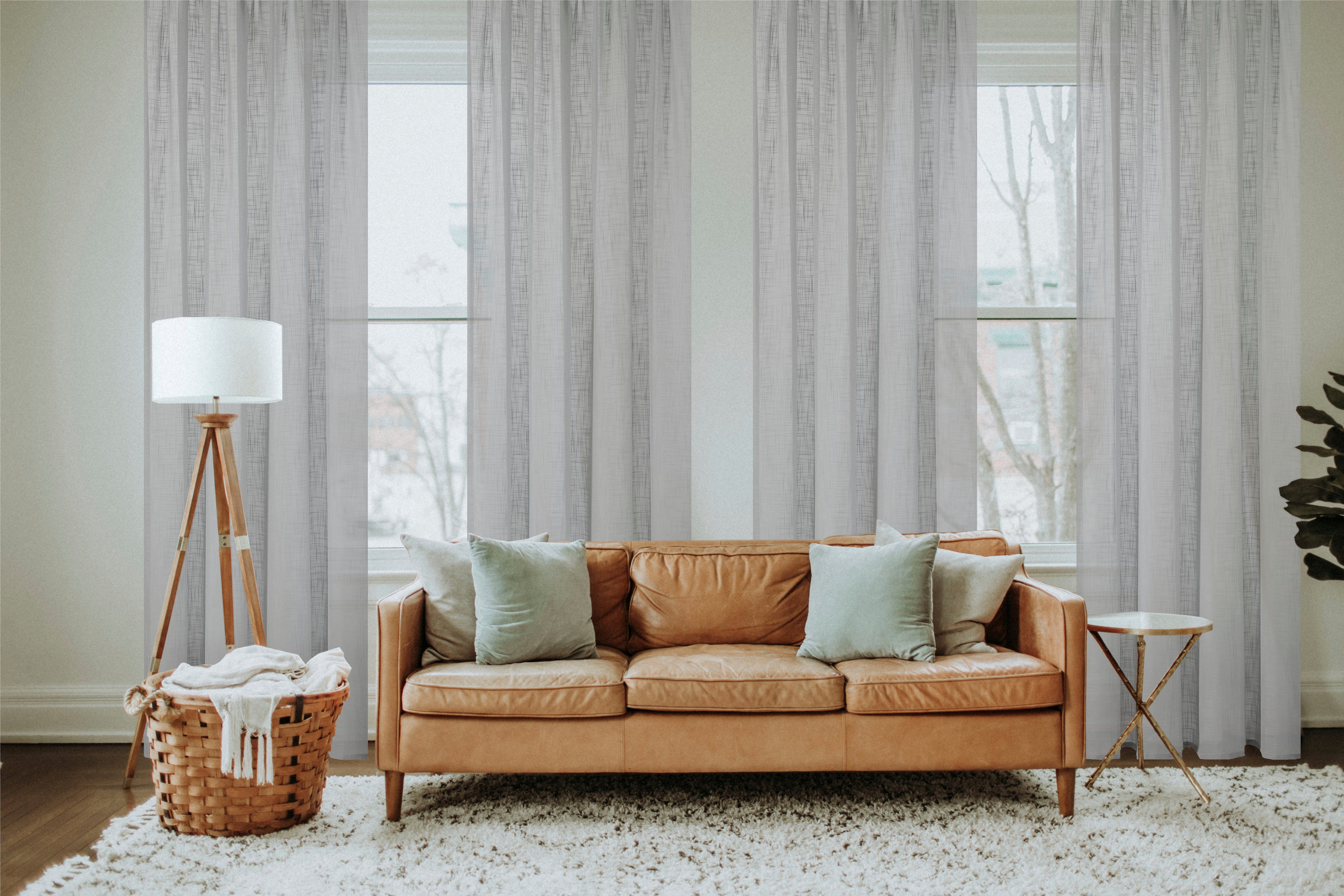 Home Basics Vorhang SOFTY 2er Pack (2 St), Ösen, halbtransparent, 2er Pack günstig online kaufen
