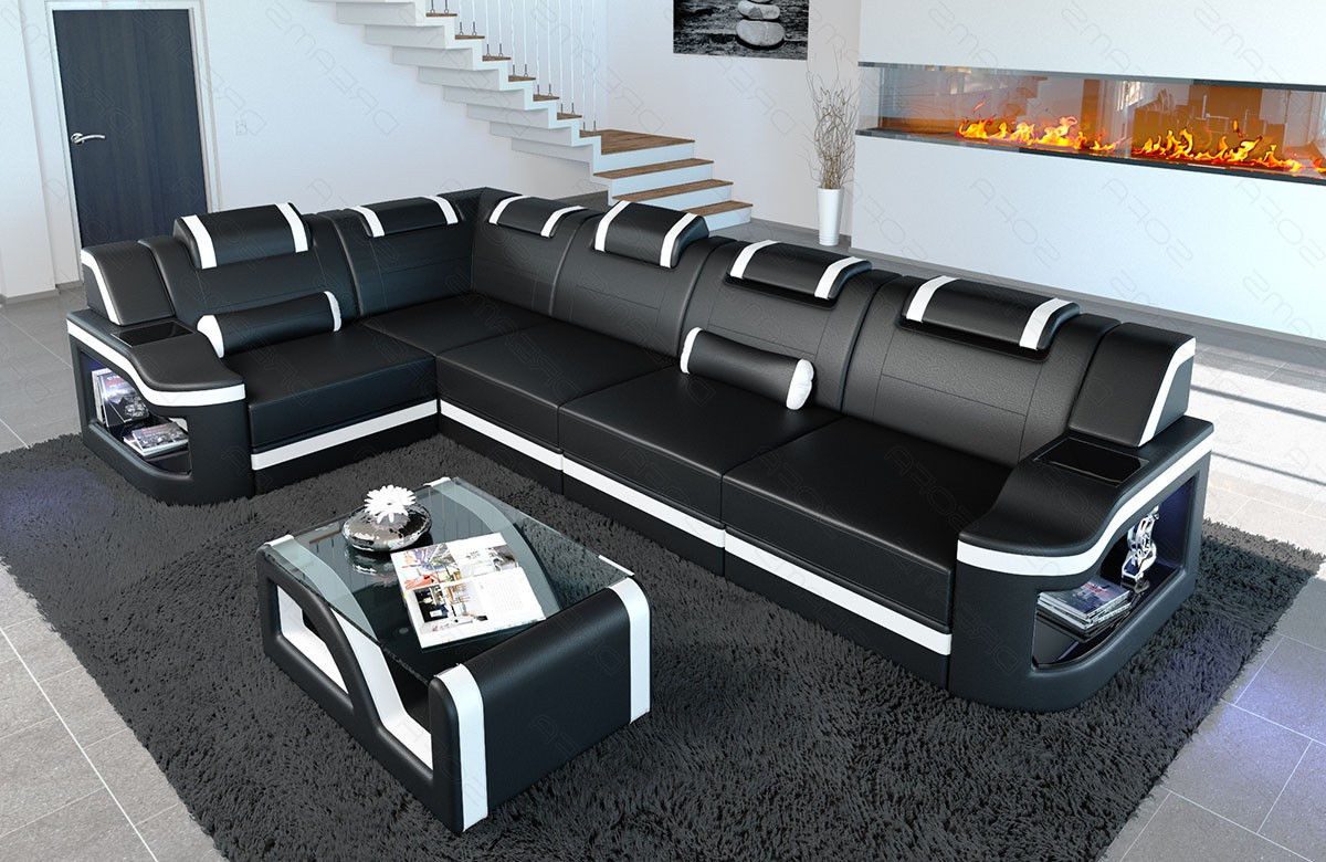Sofa Dreams Ecksofa Ledersofa Padua L günstig online kaufen