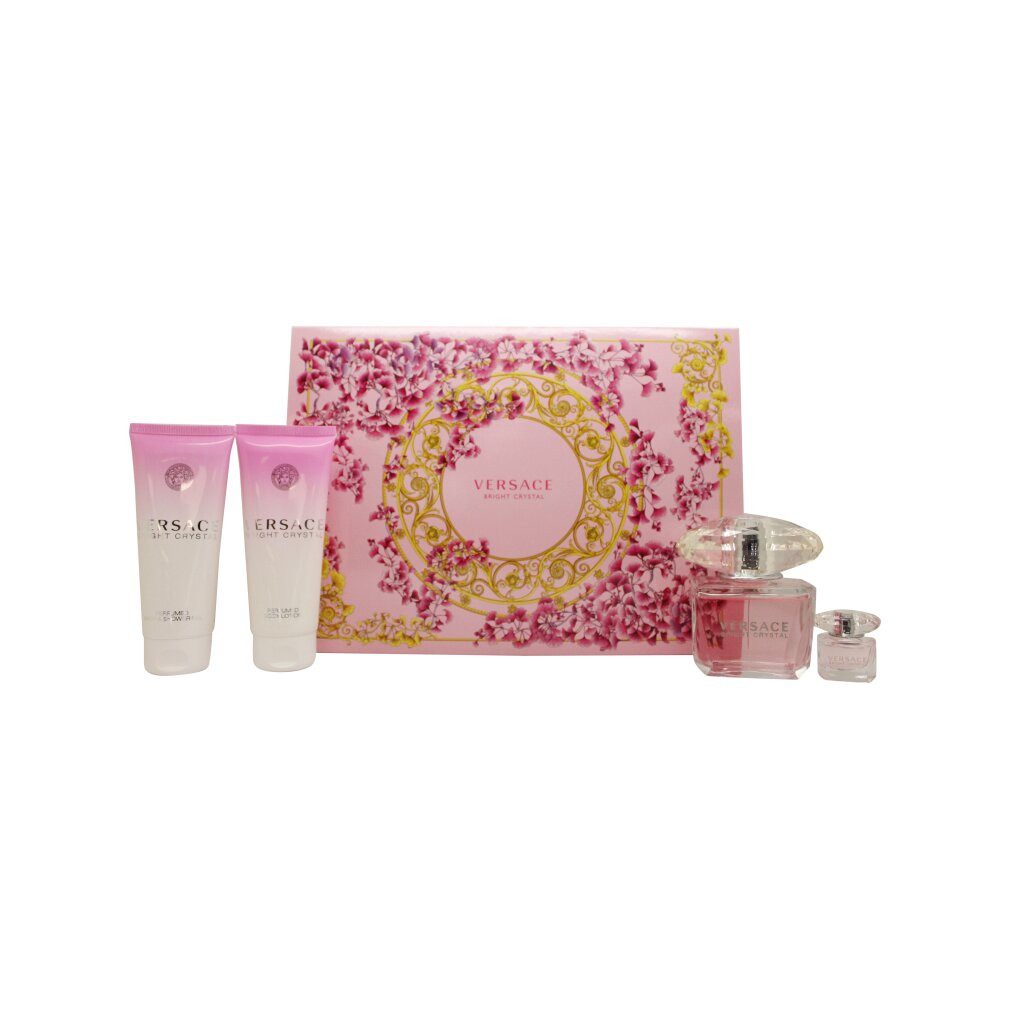 Versace Eau de Toilette SET Bright Crystal EDT + EDT + SHOWER GEL + BODY LOTION