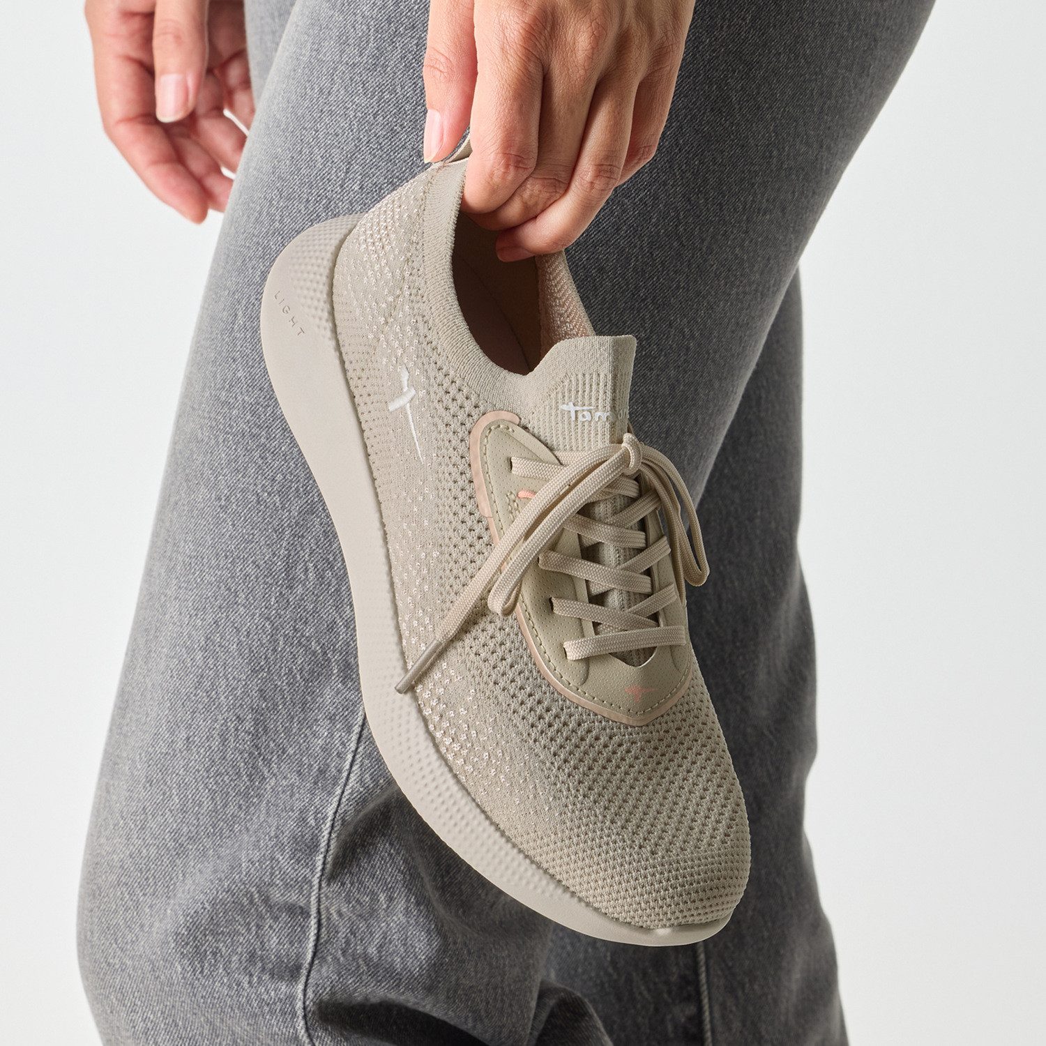 Tamaris Slip-On Sneaker, Freizeitschuh, Slipper, Halbschuh in veganer Verarbeitung