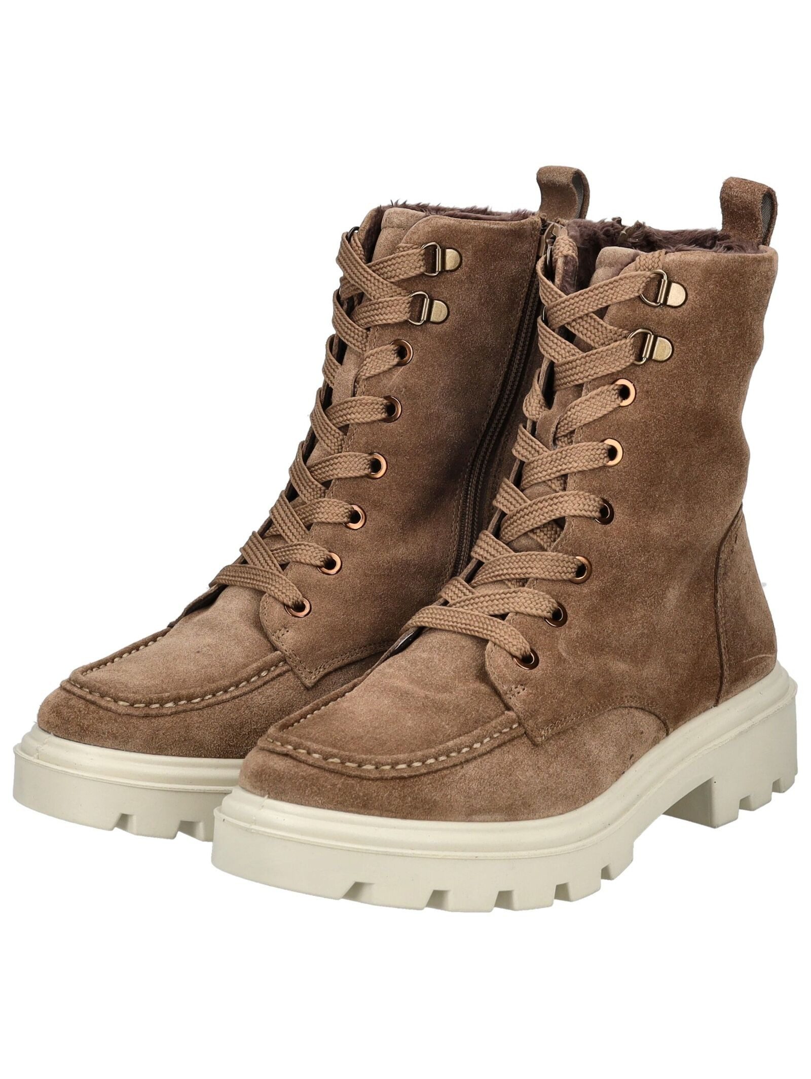 Ara Ara Stiefelette Veloursleder Schnürstiefelette