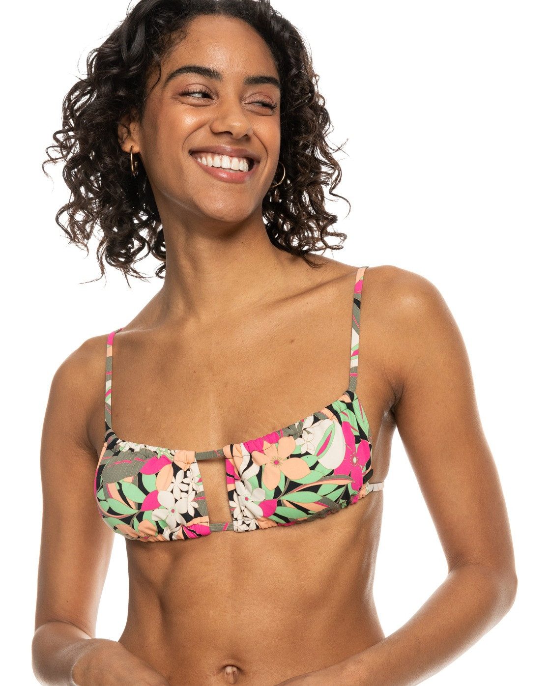 Roxy Bandeau-Bikini-Top Printed Beach Classics günstig online kaufen