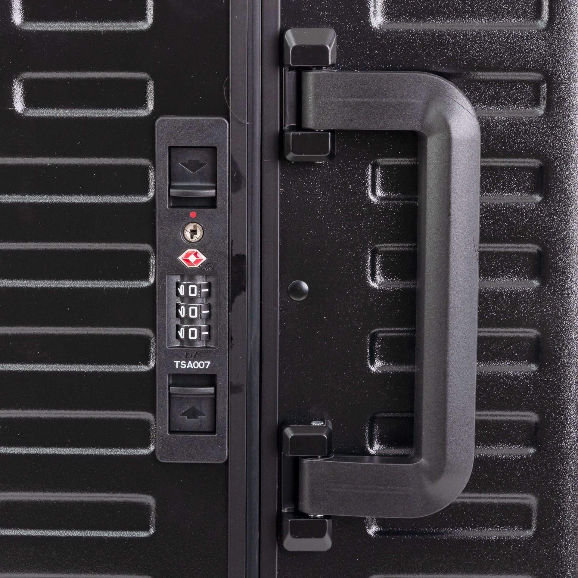 Travelhouse Hartschalen-Trolley Roma, 4 Rollen, mit USB und Getränkehalter Aluminium-Rahmen & Polycarbonat Hartschale