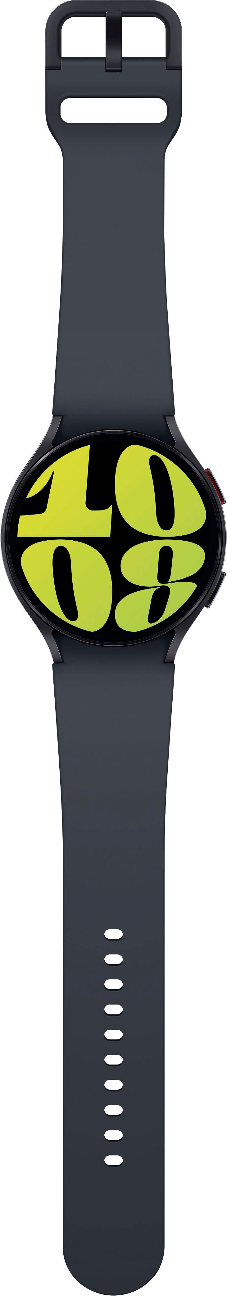 by Watch Smartwatch 44mm OS cm/1'5 Galaxy 6 schwarz Wear Samsung) Samsung Graphite Zoll, (3'73 |