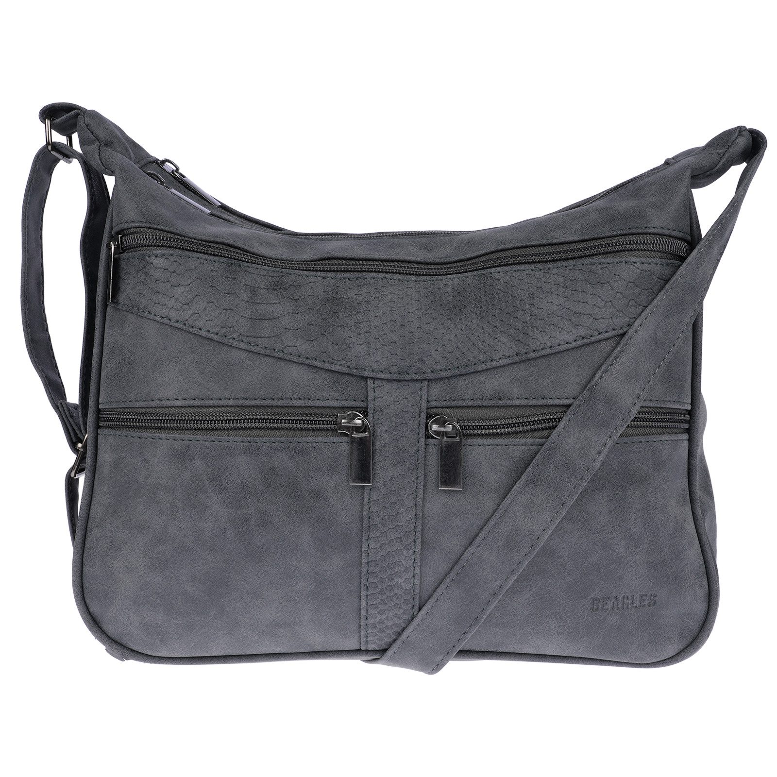 Christian Wippermann Umhängetasche Damen Tasche Schultertasche Umhängetasche Crossover (einzeln), Bag Leder Optik Handtasche