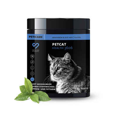 Peticare Futterbehälter Diät, Schlank & Vital-Mix Pulver für Katzen - petCat Health 3606, (100-tlg)