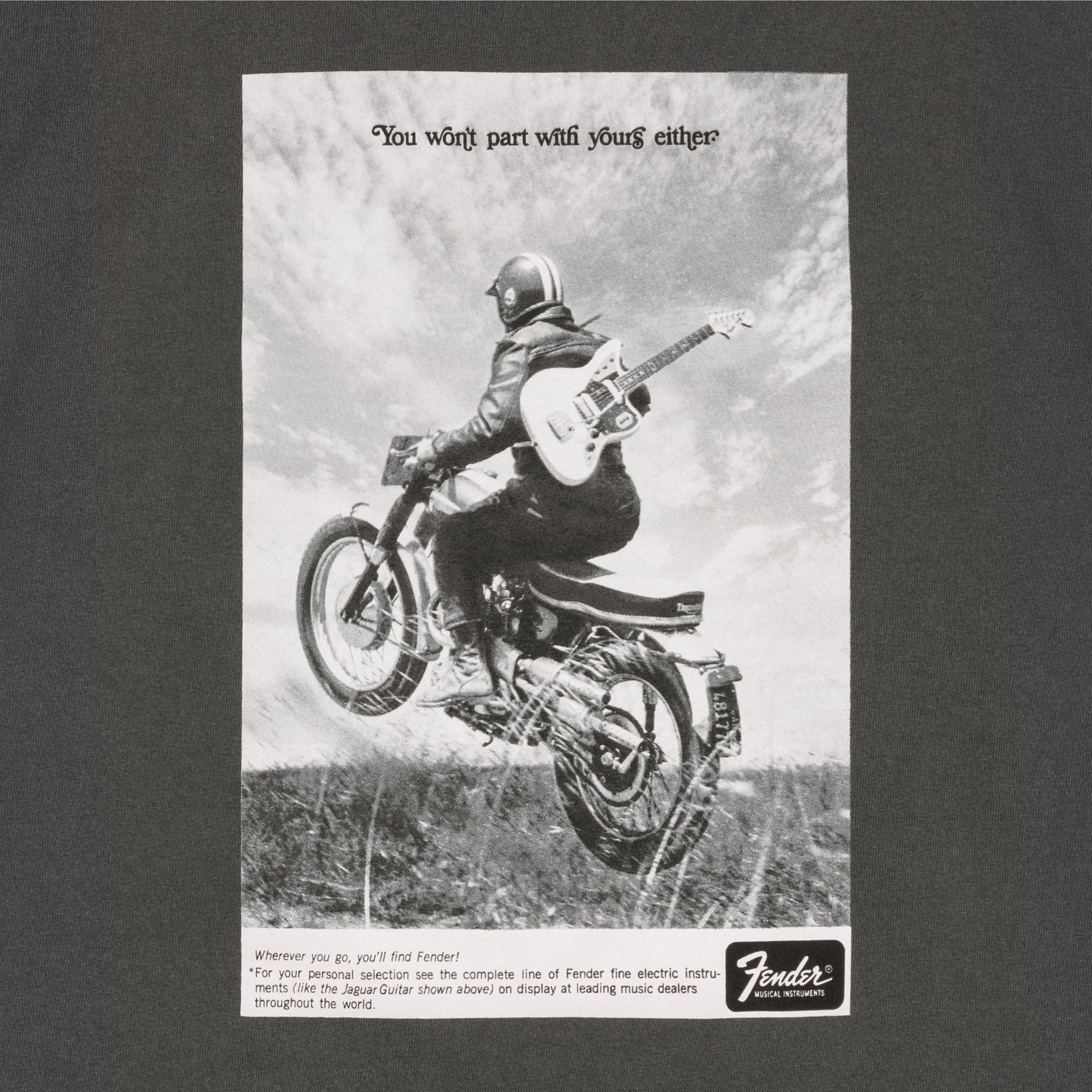 Fender T-Shirt (Textilien, T-Shirts) Vintage Ad Biker Tee XL - T-Shirt