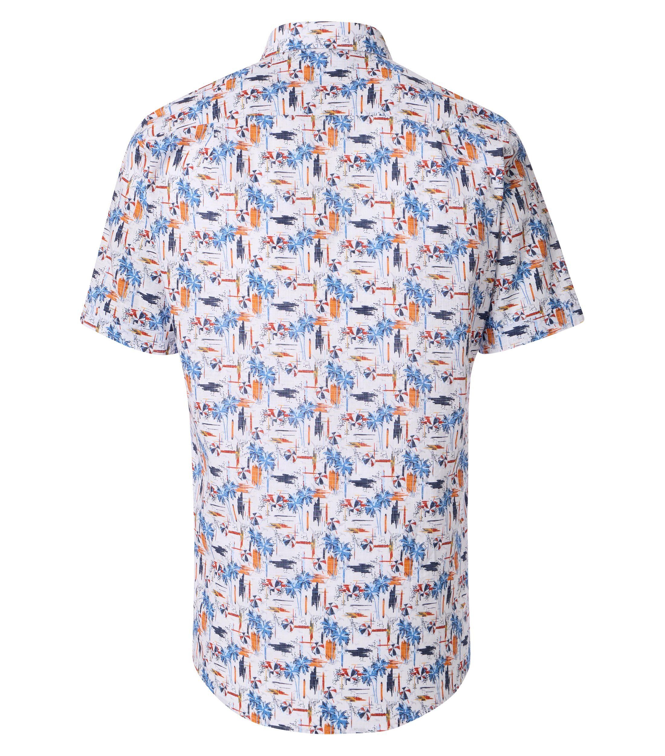 Redmond Kurzarmhemd Druck Comfort Fit günstig online kaufen