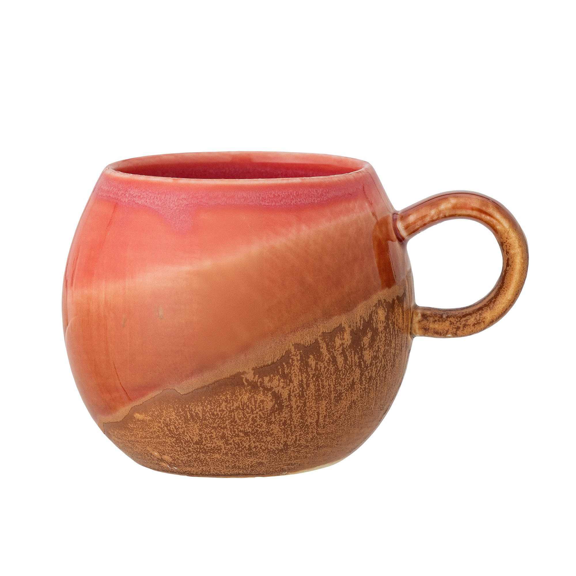 Bloomingville Tasse Bloomingville Paula Tasse, Orange, Steingut, Steingut