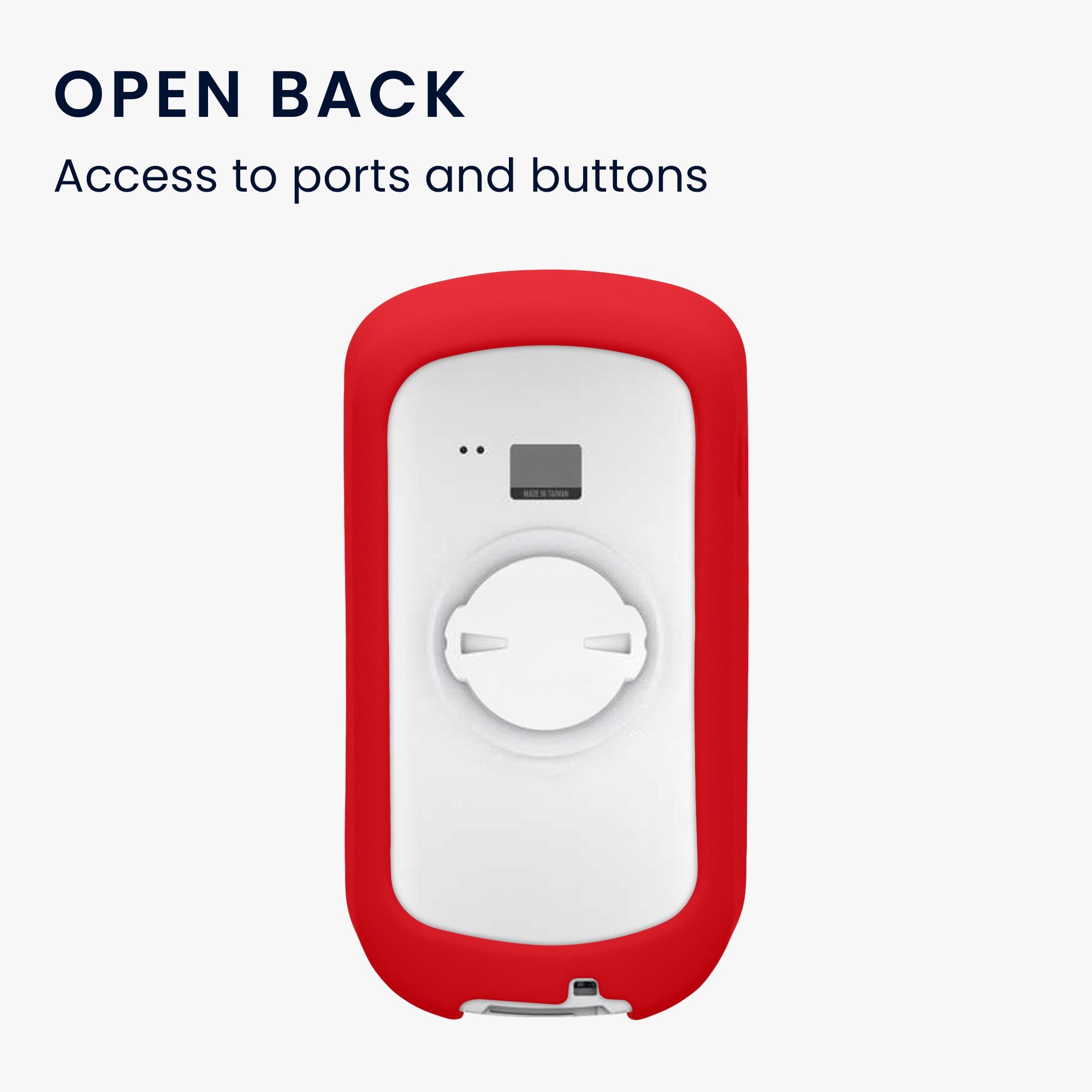 kwmobile Smartphone-Hülle kwmobile Hülle für Garmin Edge Explore 2, Silikon GPS Fahrrad Case Schutzhülle - in Rot