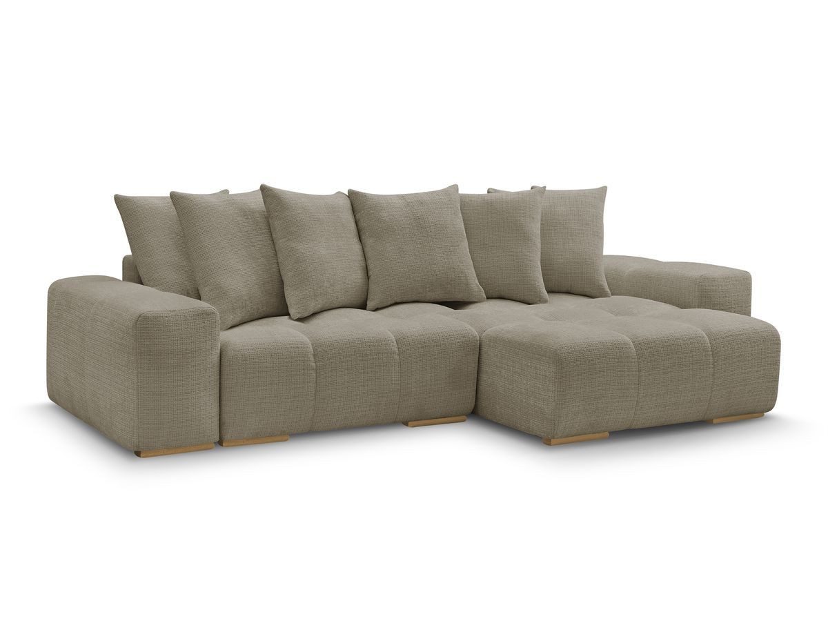 Bobochic Paris Ecksofa Anakin, 4-Sitzer, 310x160 cm, 6 Zierkissen, Schlaffunktion + Bettkasten