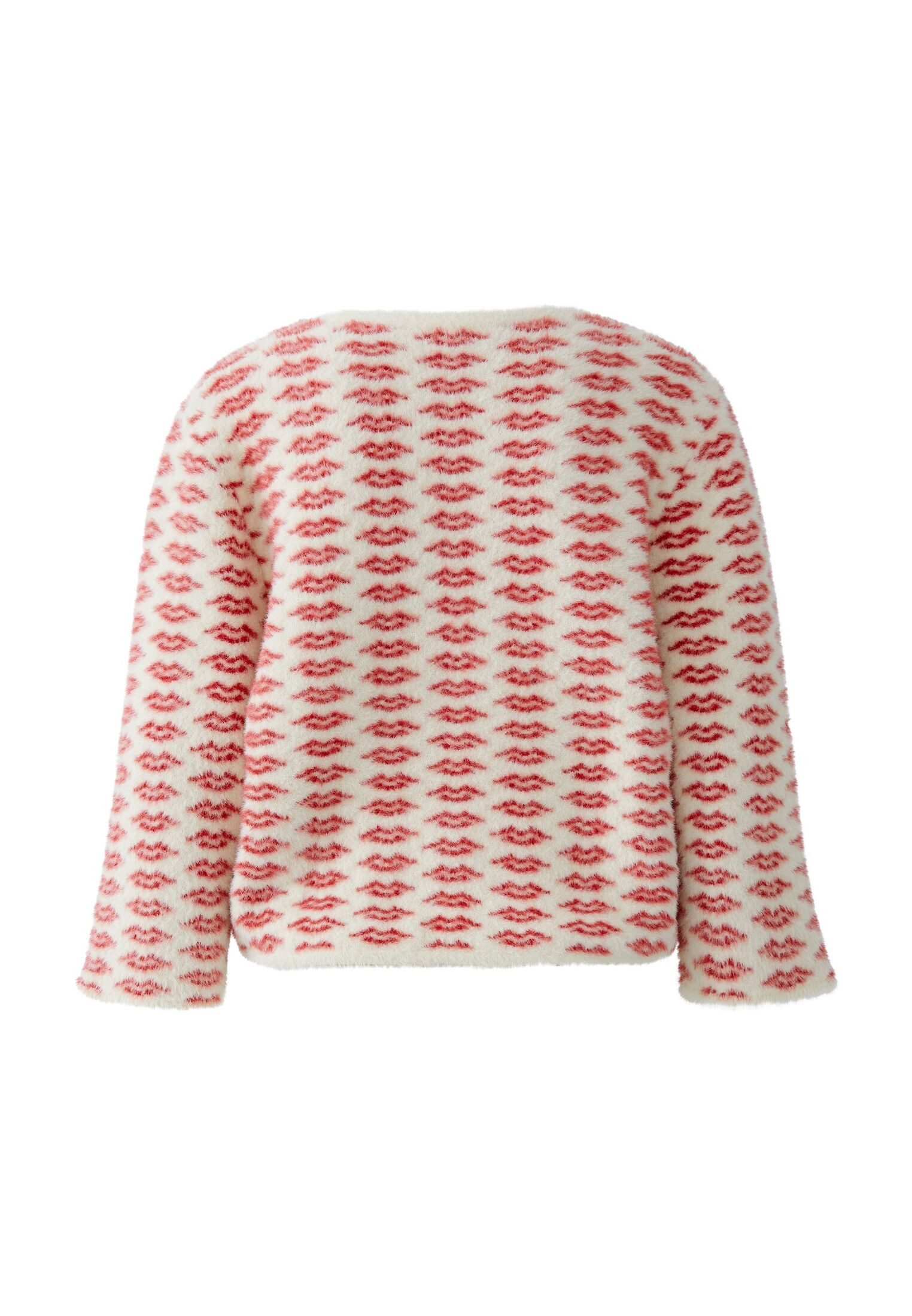 Oui Rundhalspullover Pullover