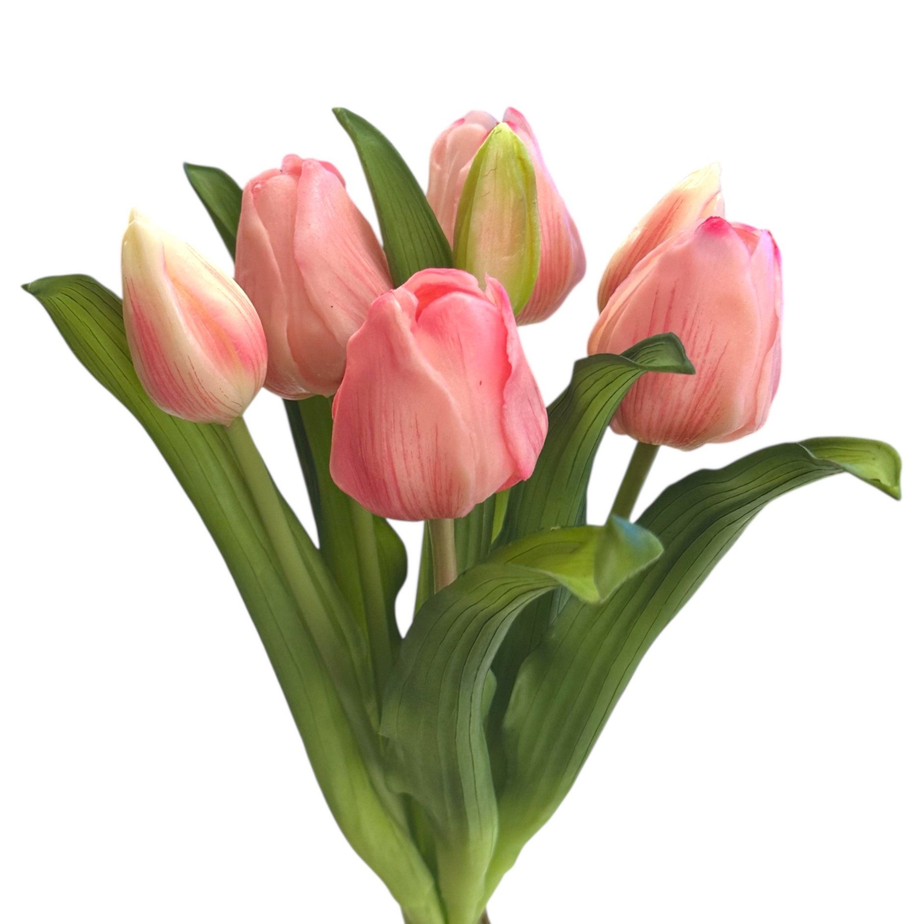 Kunsttulpe Künstlicher Tulpen-Bund 32cm "Soft-Touch" Kunstblume Tulpe, Floratexx GmbH, Höhe 32.00 cm