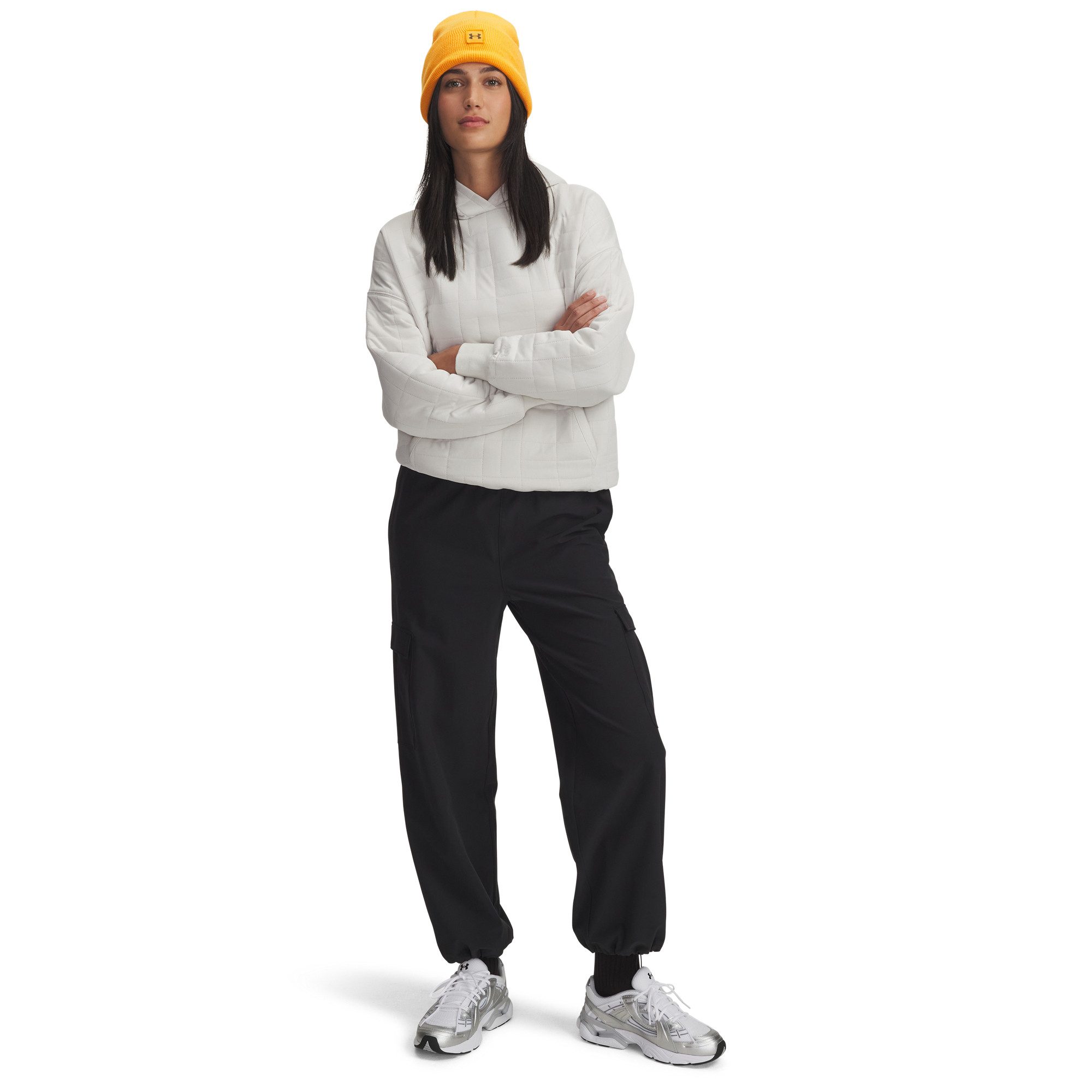 Under Armour® Kapuzenpullover Under Armour Damen Kapuzenpullover Unstoppable Fleece Text 6003655