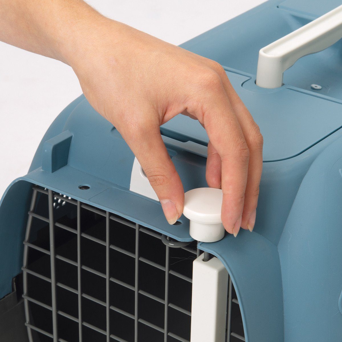 Catit Tiertransportbox Transportbox Voyageur blau-grau