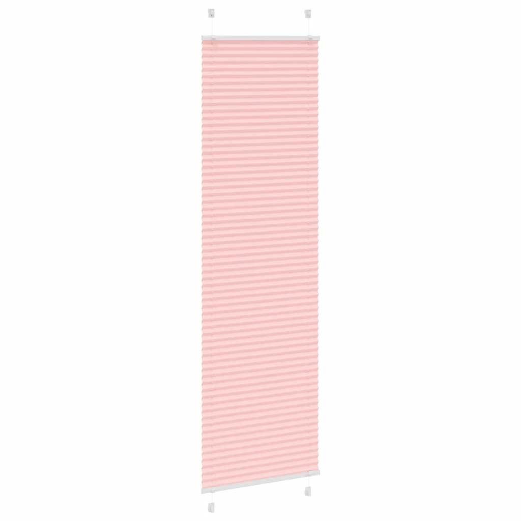 vidaXL Jalousie 65 x 200 cm Jalousie Plissee Rosa 65x200 cm aus Polyester für elegante