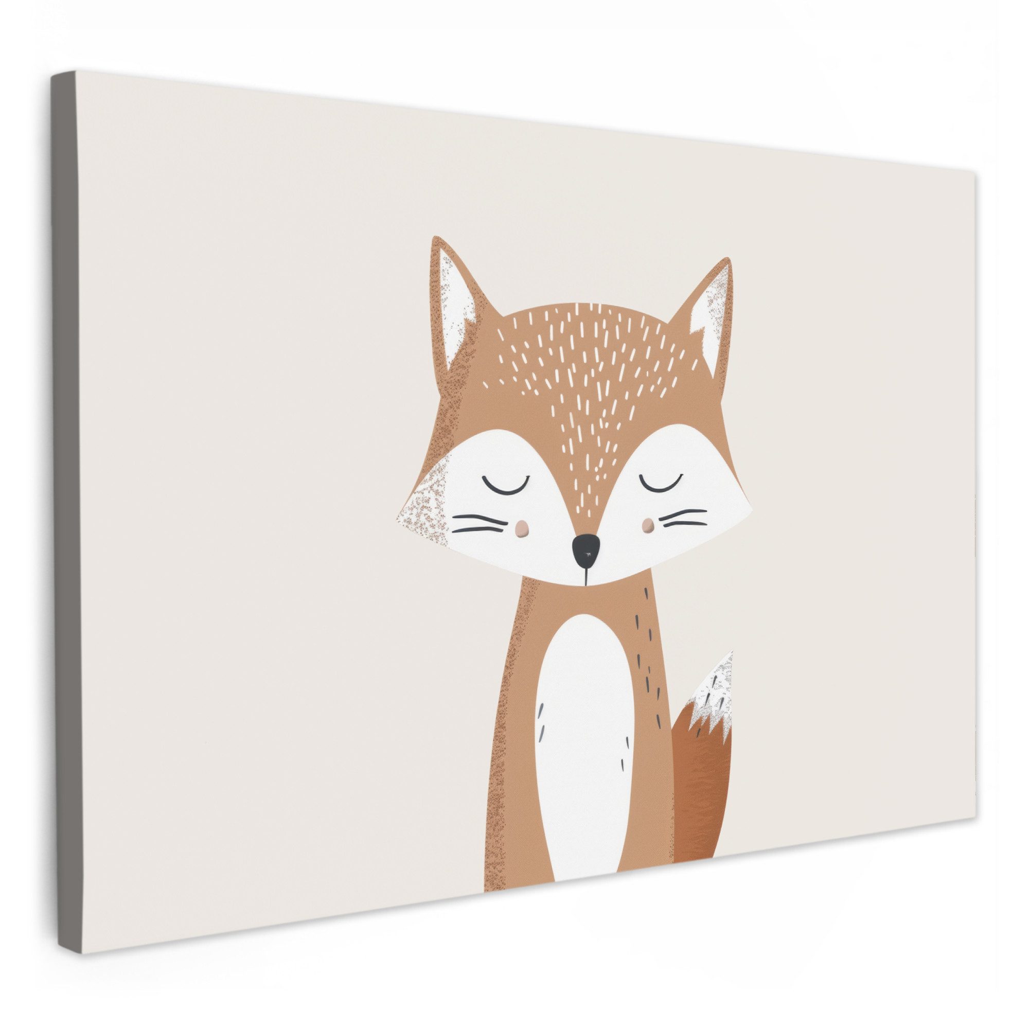 OneMillionCanvasses® Leinwandbild Fuchs - Tier - günstig online kaufen