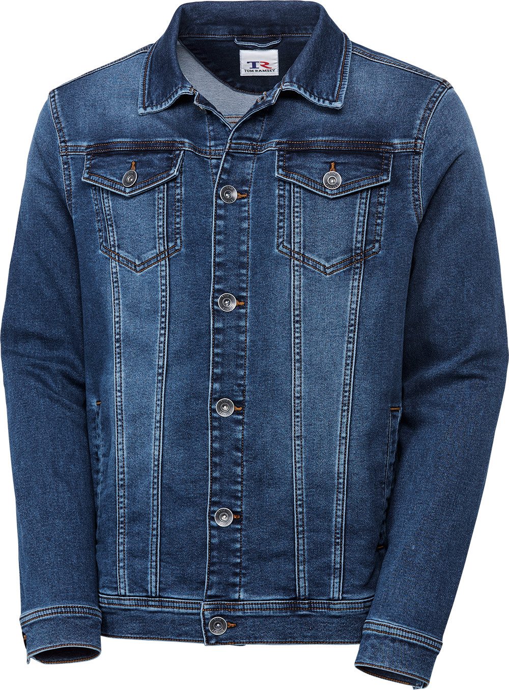 Tom Ramsey Jeansjacke Sportlich-modernes Design sitzt günstig online kaufen