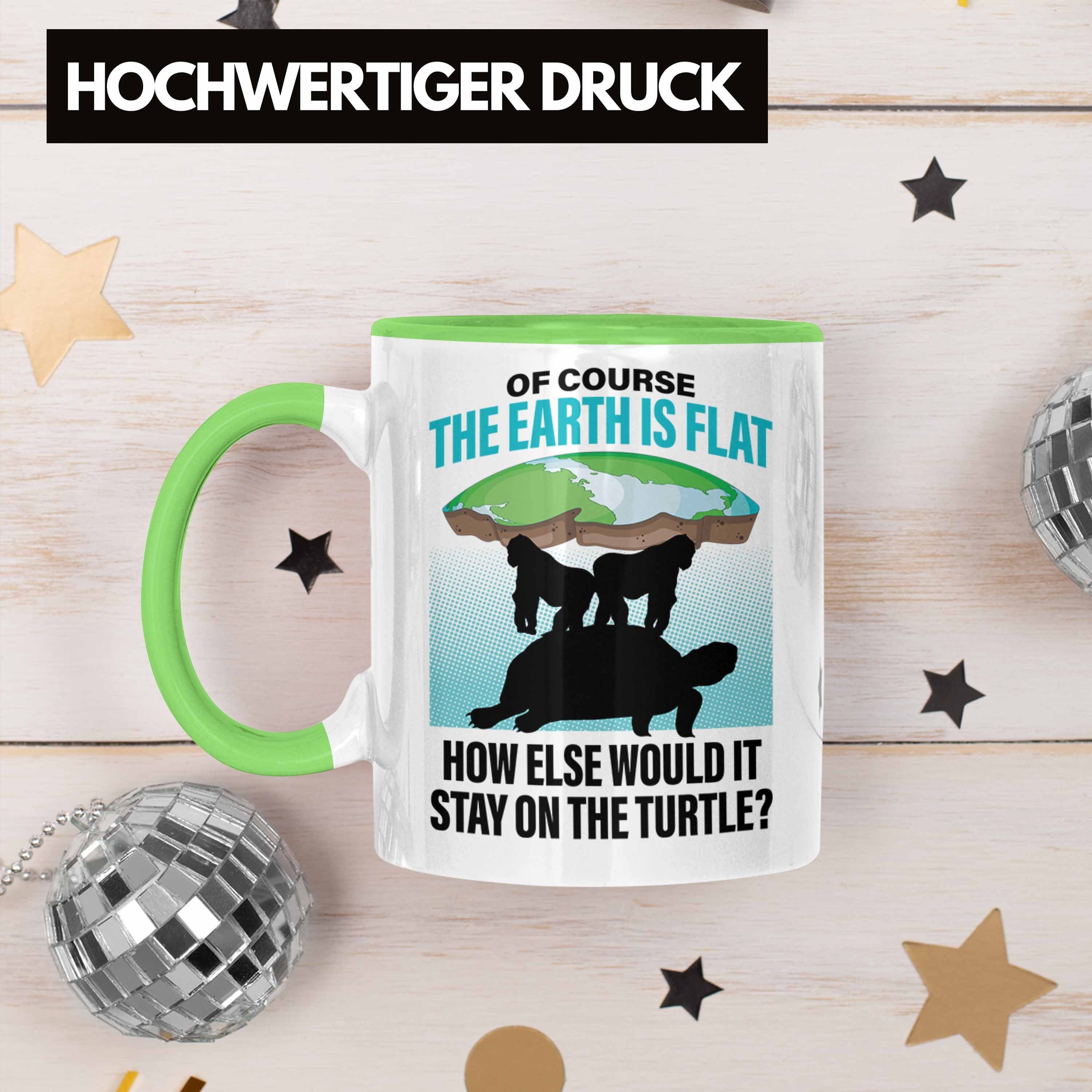 Erde Ironie Trendation Tasse Scheibe Geschenk Tasse Trendation Grün Sarkasmus Geschenkidee - Ist