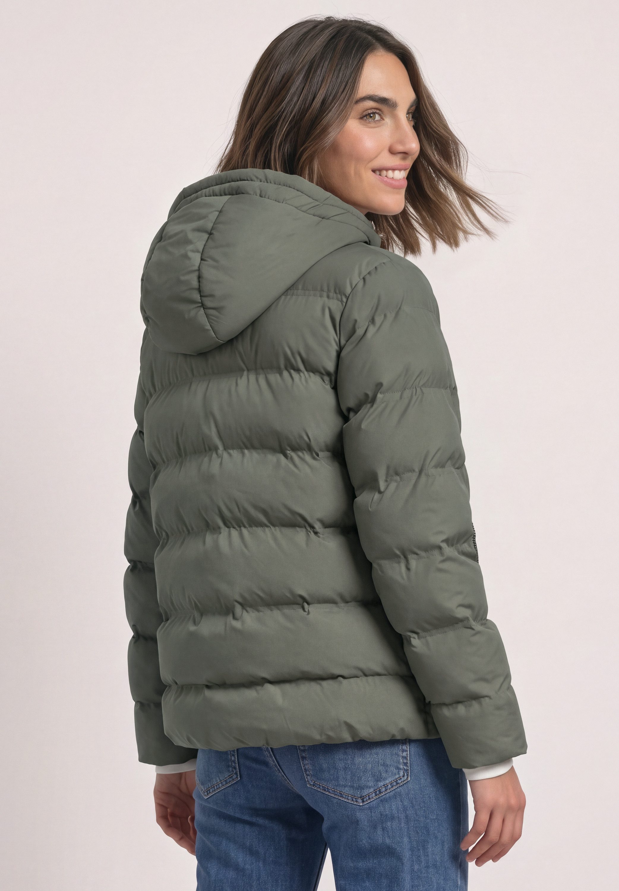 STREET ONE Steppjacke Kurze Jacke mit geklebter Steppung und kapuze – Bild 3 von 5
