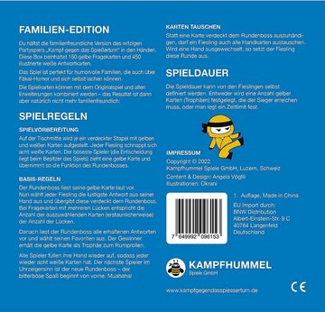 Kampfhummel Spiel, Kampf gegen das Spiessertum - Familien-Edition - Partyspiel für Kinder