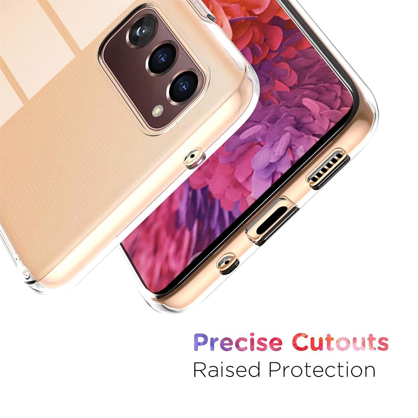 CoolGadget Handyhülle Transparent Ultra Slim Case für Samsung Galaxy S20 FE 6,5 Zoll, Silikon Hülle Dünne Schutzhülle für Samsung S20 FE 5G Hülle – Bild 5 von 5