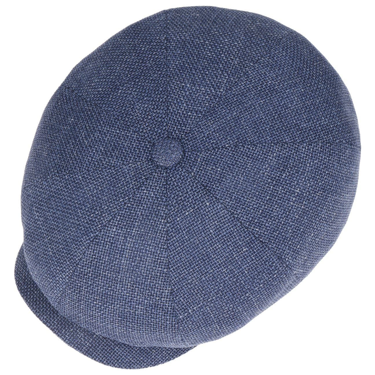 Made the Flat EU in Schirm, (1-St) Stetson Cap mit Schirmmütze blau-meliert