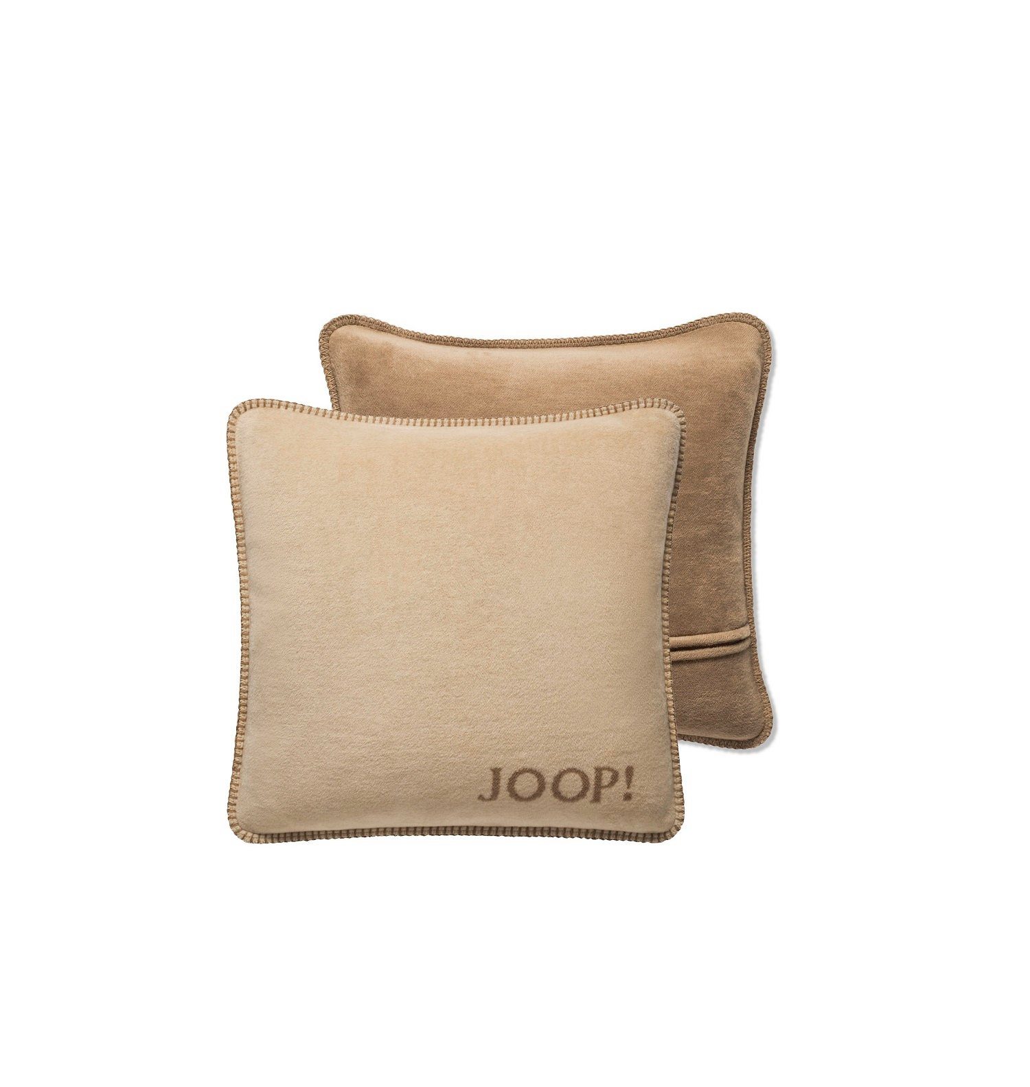 Kissenhülle JOOP! Kissenhülle Uni-Doubleface Fleece Qualität, Joop!, weiche  Fleece Qualität, Reißverschluss auf der Rückseite, Lieferumfang 1x  Kissenhülle, größe 50x50 cm