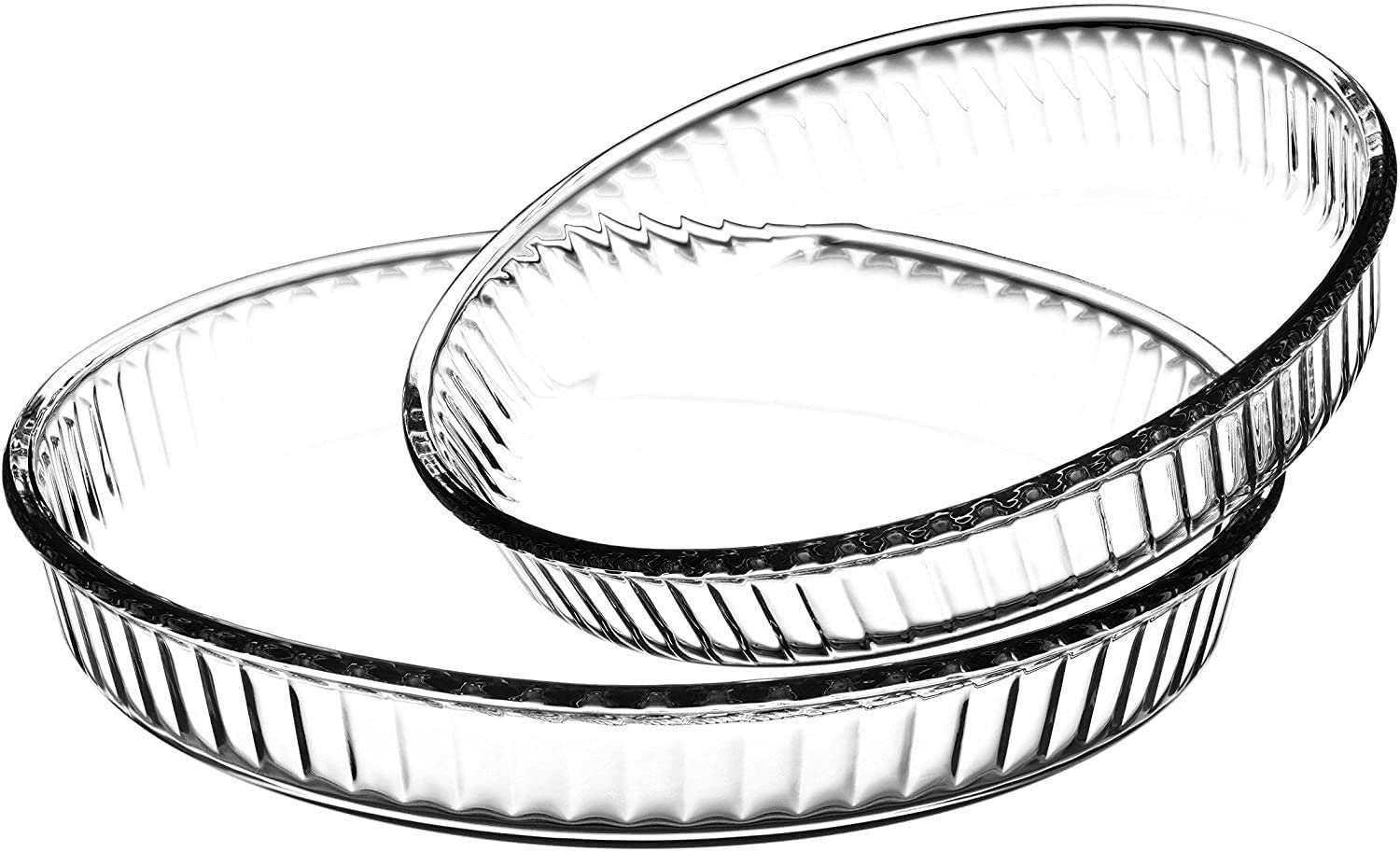 Backofen- cm 26 Eisschrankgeeignet, 2-tlg. 1 (2-St) Höhe: Pasabahce Auflaufform Mikrowellen-, Ø und 5cm 32 Rund, Höhe: Spülmaschinen-, Ø x Auflaufformen, Borcam x PB-159022 5,5cm cm 1