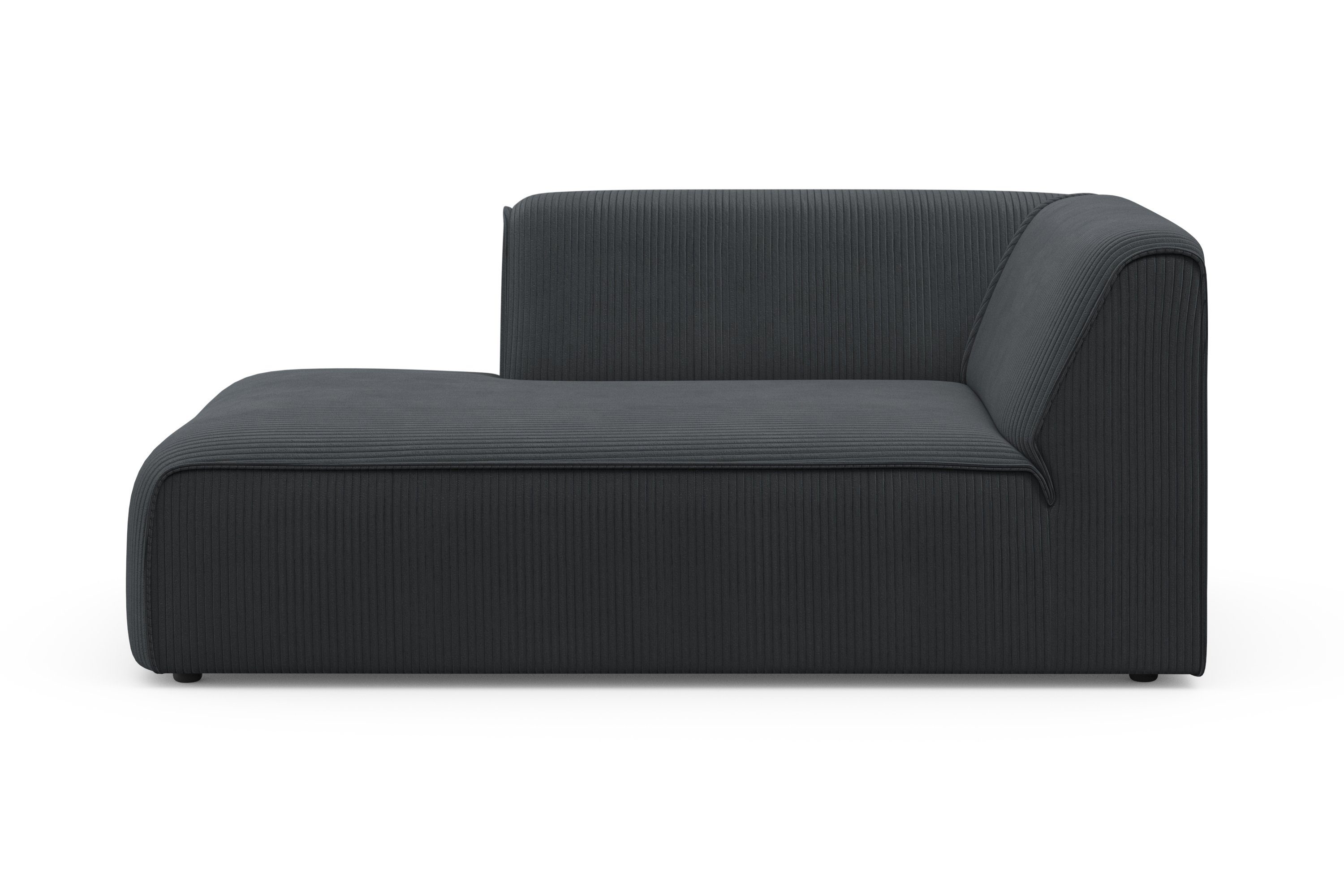 RAUM.ID Ottomane Merid Chaiselongue, Maße B/T/H: 100/162/70 cm, als Modul oder separat verwendbar, für individuelle Zusammenstellung
