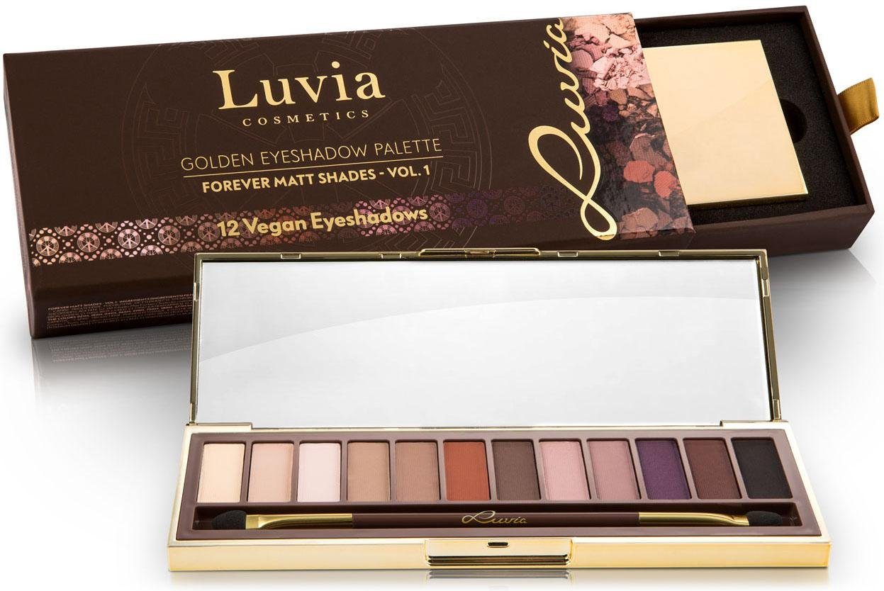Luvia Cosmetics Lidschatten-Palette Shades Vol.1, Forever Lidschatten-Palette Matt Vegane