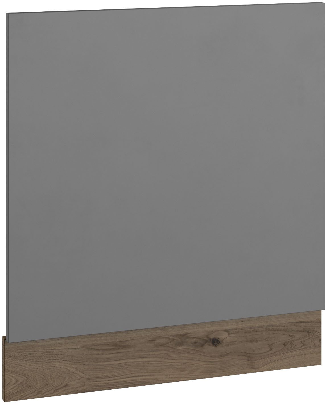 wiho Küchen Frontblende Elba, für teilintegrierte Einbaugeschirrspüler, Maße (B/H): 59,4/56,5 cm