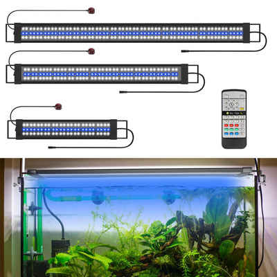 Bettizia LED Aquariumleuchte LED Акваріуми Beleuchtung Aquarium Lampe Fisch Tank mit Fernbedienung, RGB86.5 FITS 90-120CM TANk