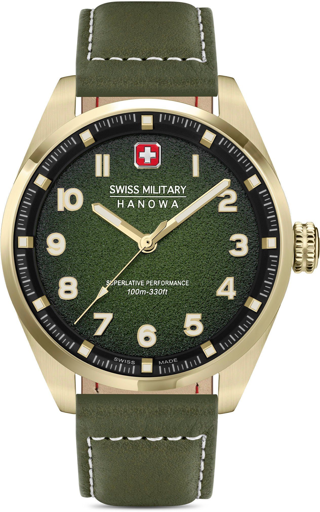 Hanowa Bronze Schweizer Swiss GREYHOUND, Uhr Military SMWGA0001550