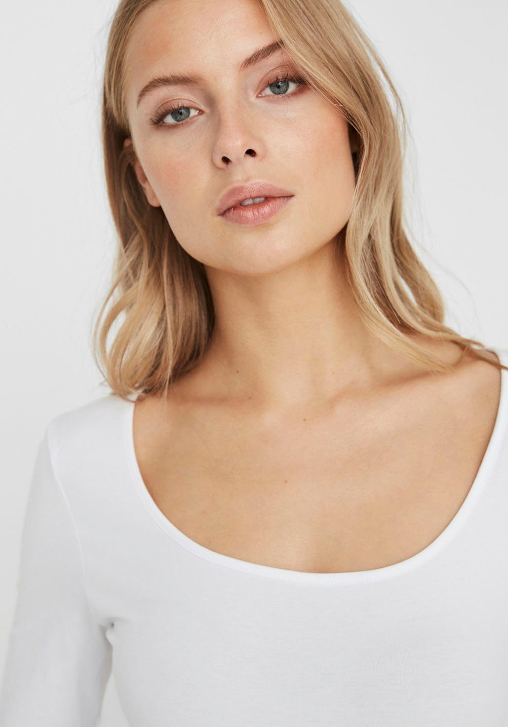 Vero Moda Langarmshirt VMMAXI aus Bio-Baumwolle