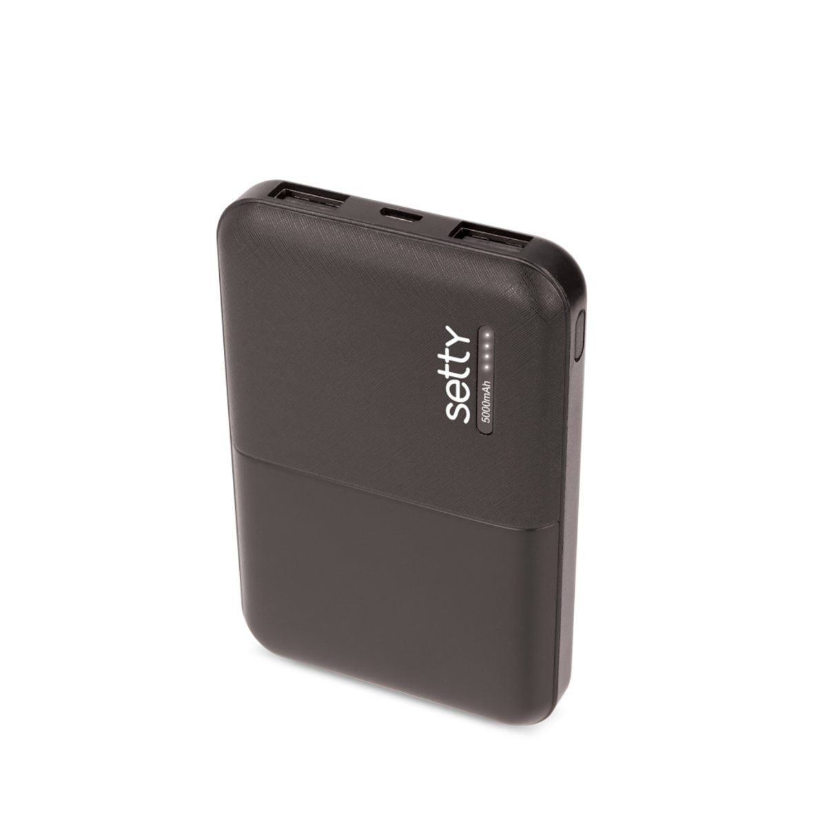 Setty Setty Powerbank 5000 mAh SPB-05 schwarz Powerbank