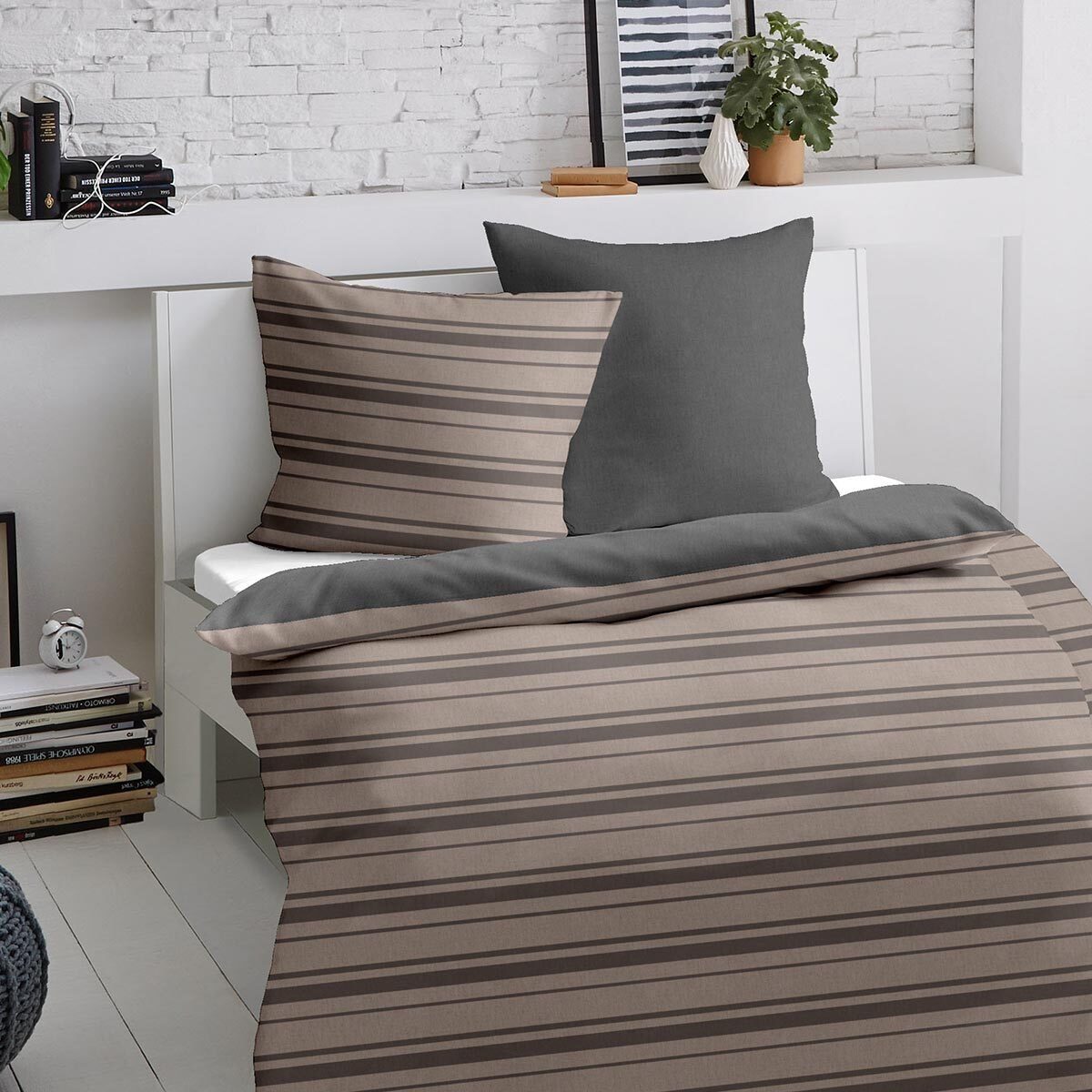 TRAUMSCHLAF Bettwäsche Konstanz, Biber, 2 teilig, Biberbettwäsche weich und günstig online kaufen