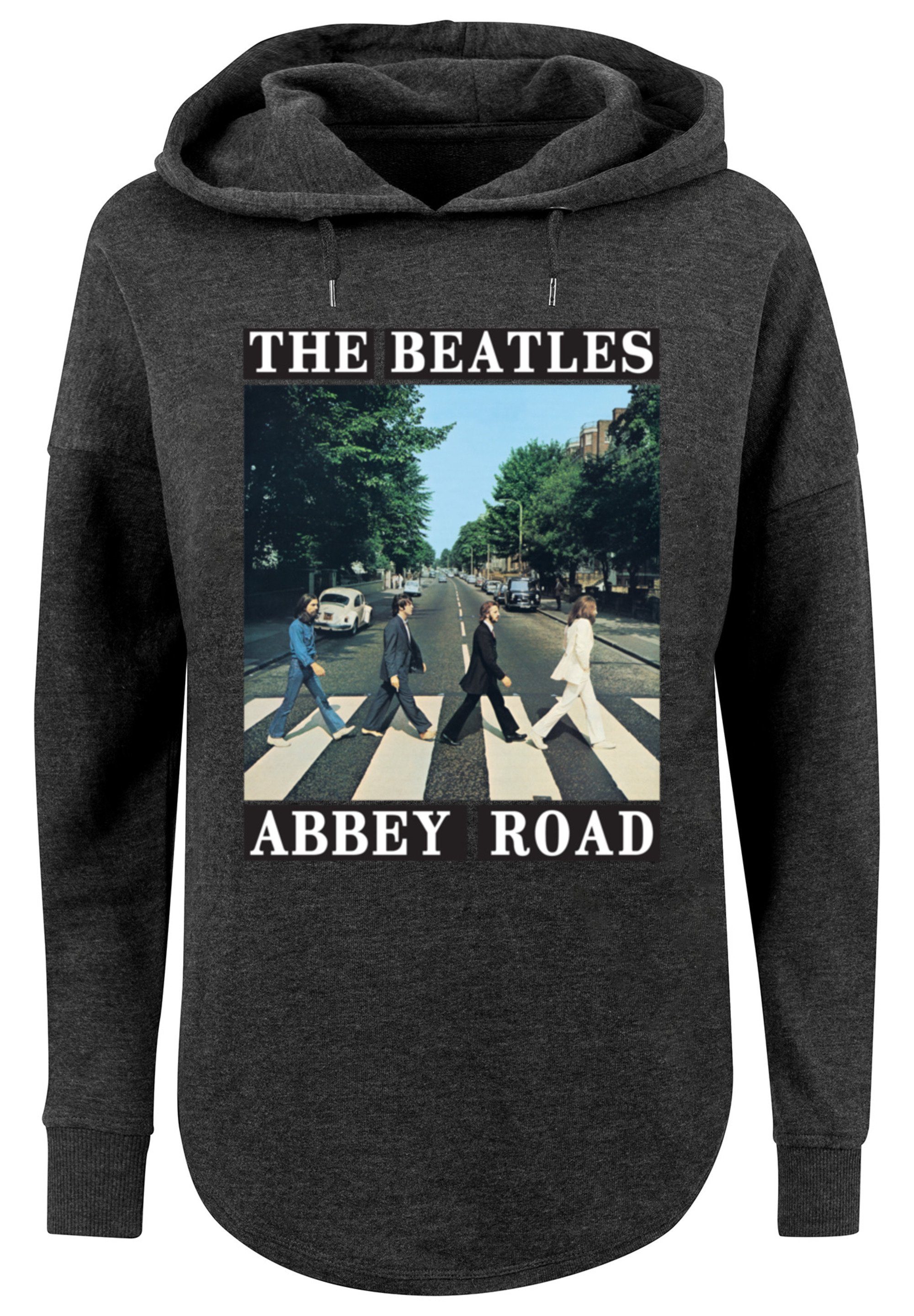 Road Print Band Abbey The F4NT4STIC charcoal Beatles Kapuzenpullover
