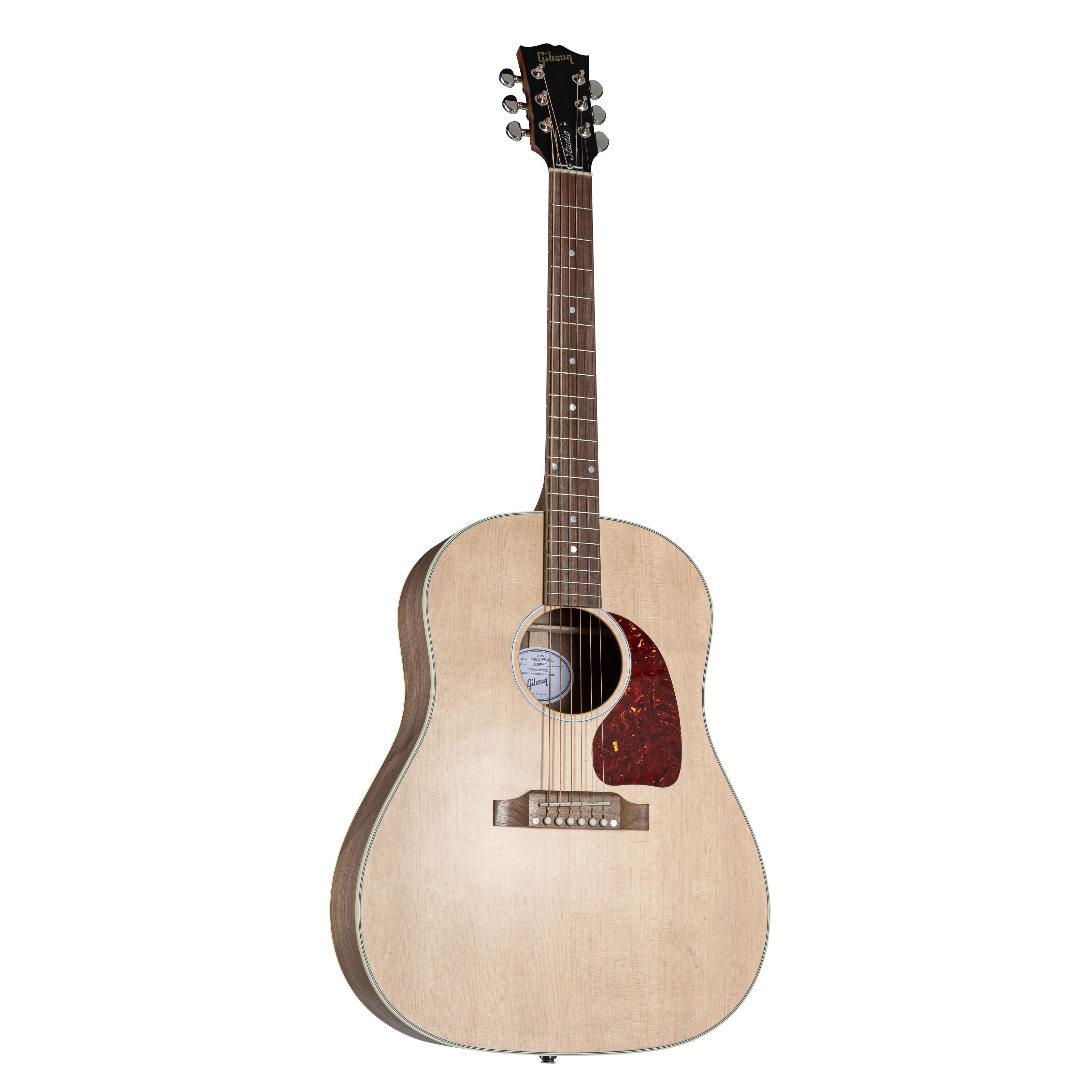 Gibson Westerngitarre, Westerngitarren, Dreadnought Gitarren, J-45 Studio Walnut Satin Natural - Westerngitarre