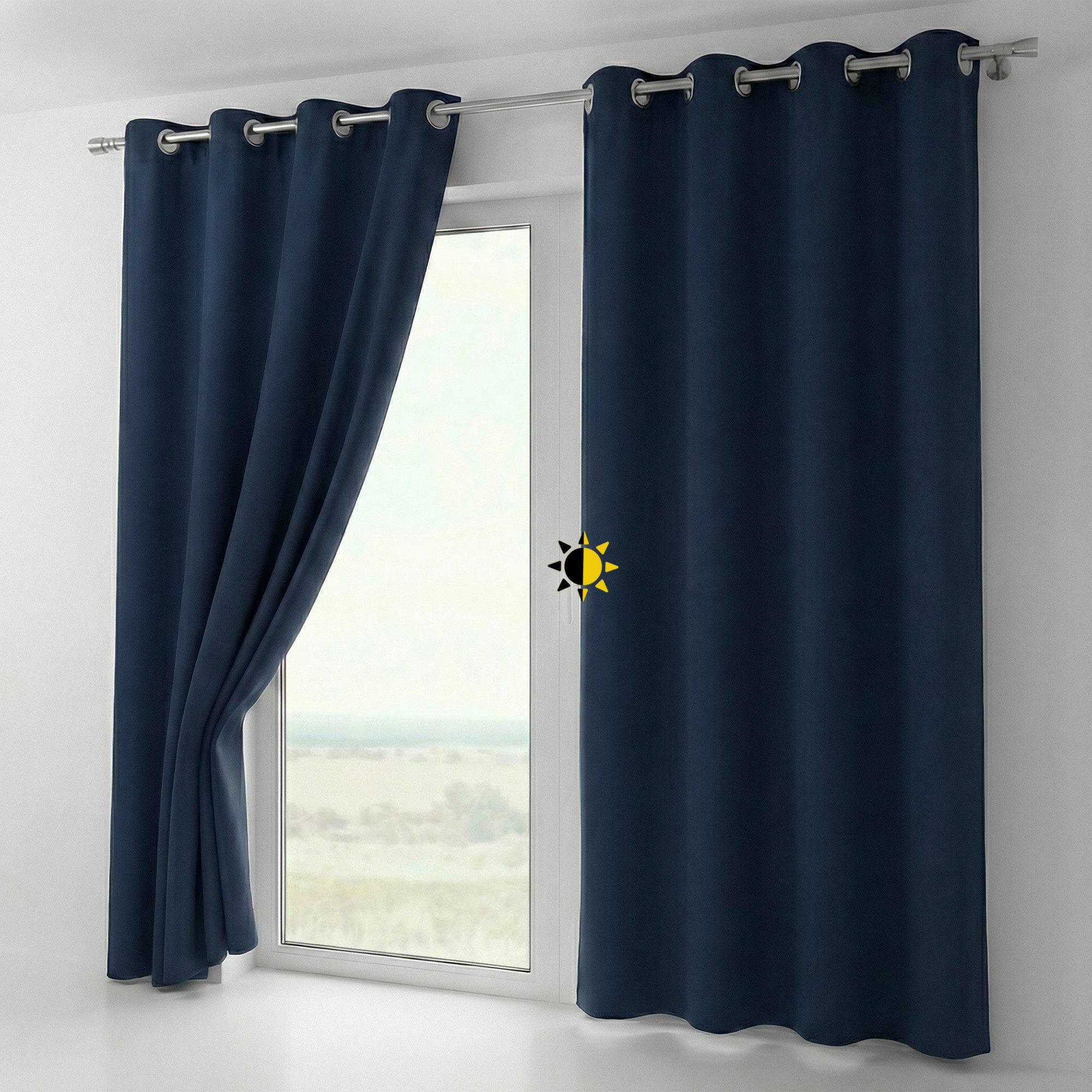 Beautex Verdunkelungsvorhang Verdunkelungsgardine Ösen Vorhang blickdicht a günstig online kaufen