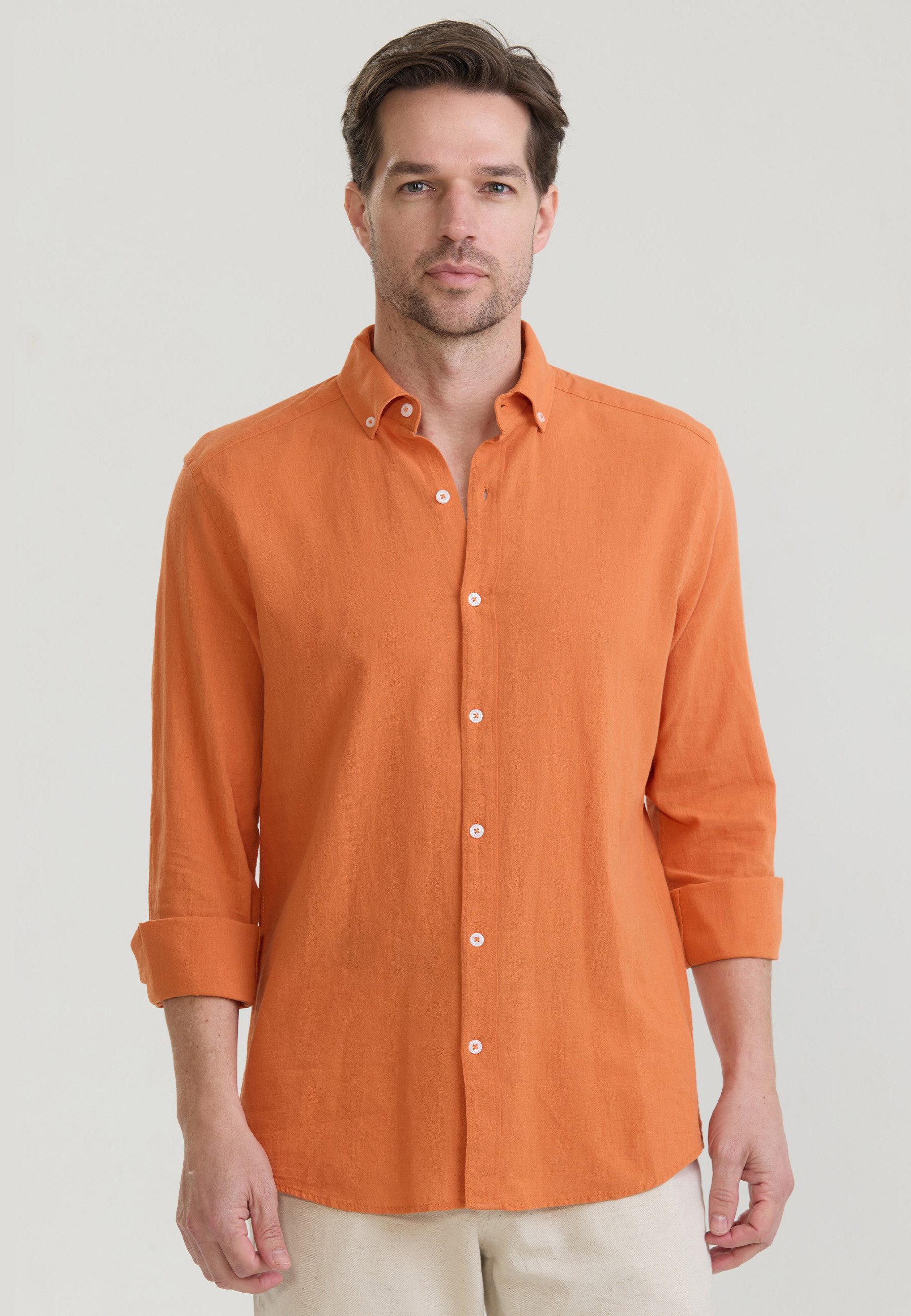 Felix Hardy Langarmhemd Basic Hemd