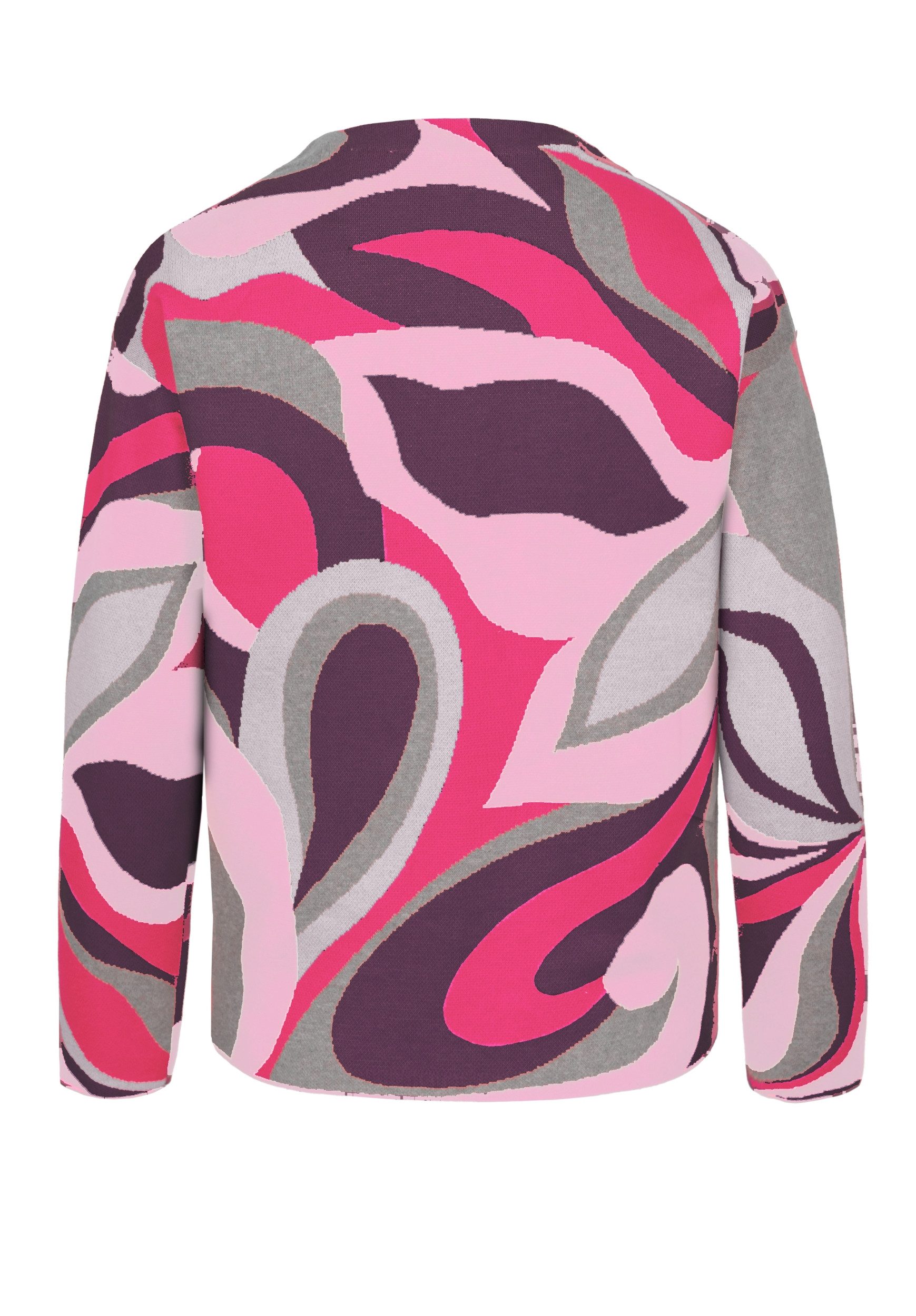 bianca Strickpullover gemusterter AOP Strickpullover - BIANCA