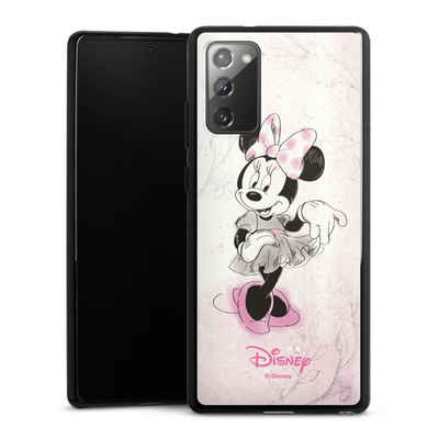 DeinDesign Handyhülle Minnie Mouse Disney Vintage Minnie Watercolor, Samsung Galaxy Note 20 Silikon Hülle Bumper Case Handy Schutzhülle