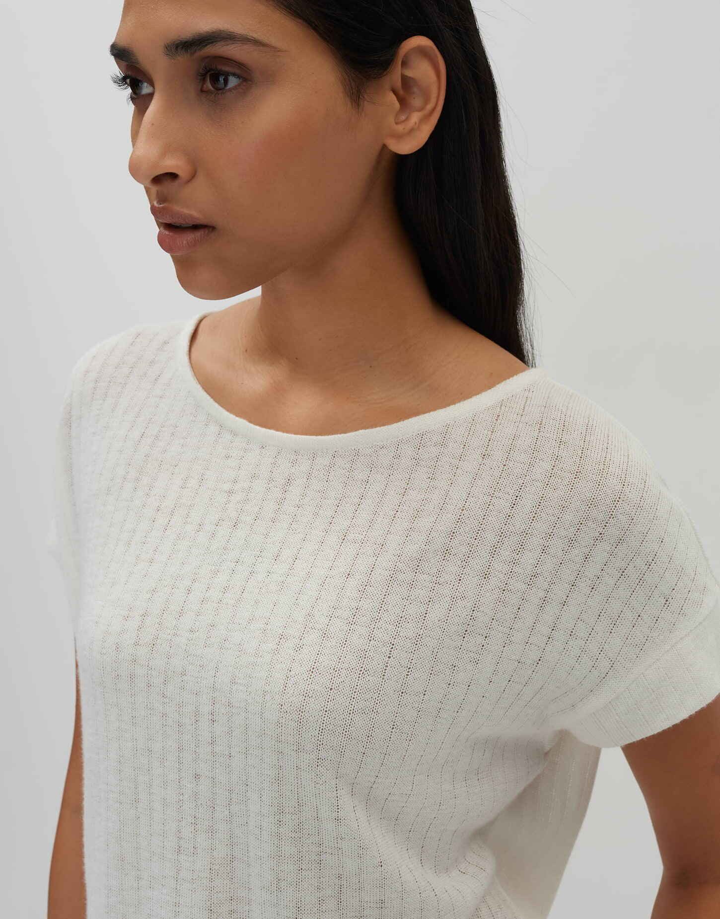 someday Kurzarmshirt KANANDI DETAIL Regular mit Cap Sleeves
