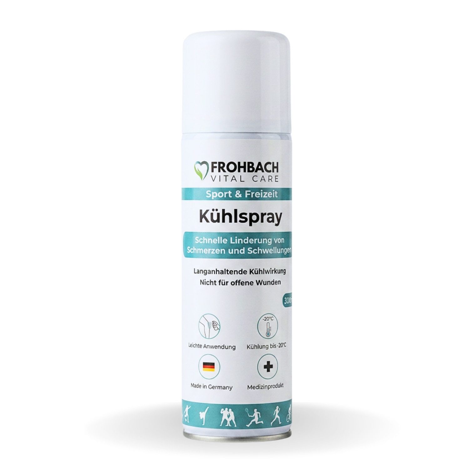 Frohbach Kühlpad Frohbach - Kühlspray zur schnellen Linderung von Schmerzen, 1-tlg.