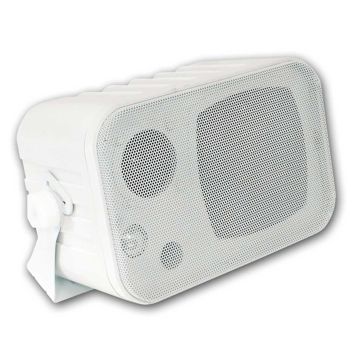 Dynavox Mini-Box 3-Wege, mit Halterung, weiß, 60W Lautsprecher