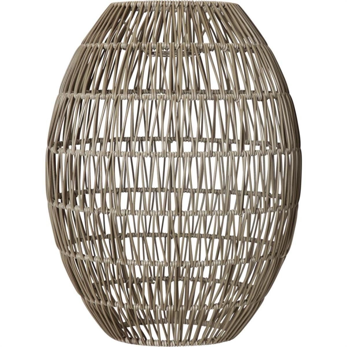 STAR TRADING Лампыschirm Dekoleuchte Лампыschirm Rattan H: 40cm für E27 Fassungen Außen beige