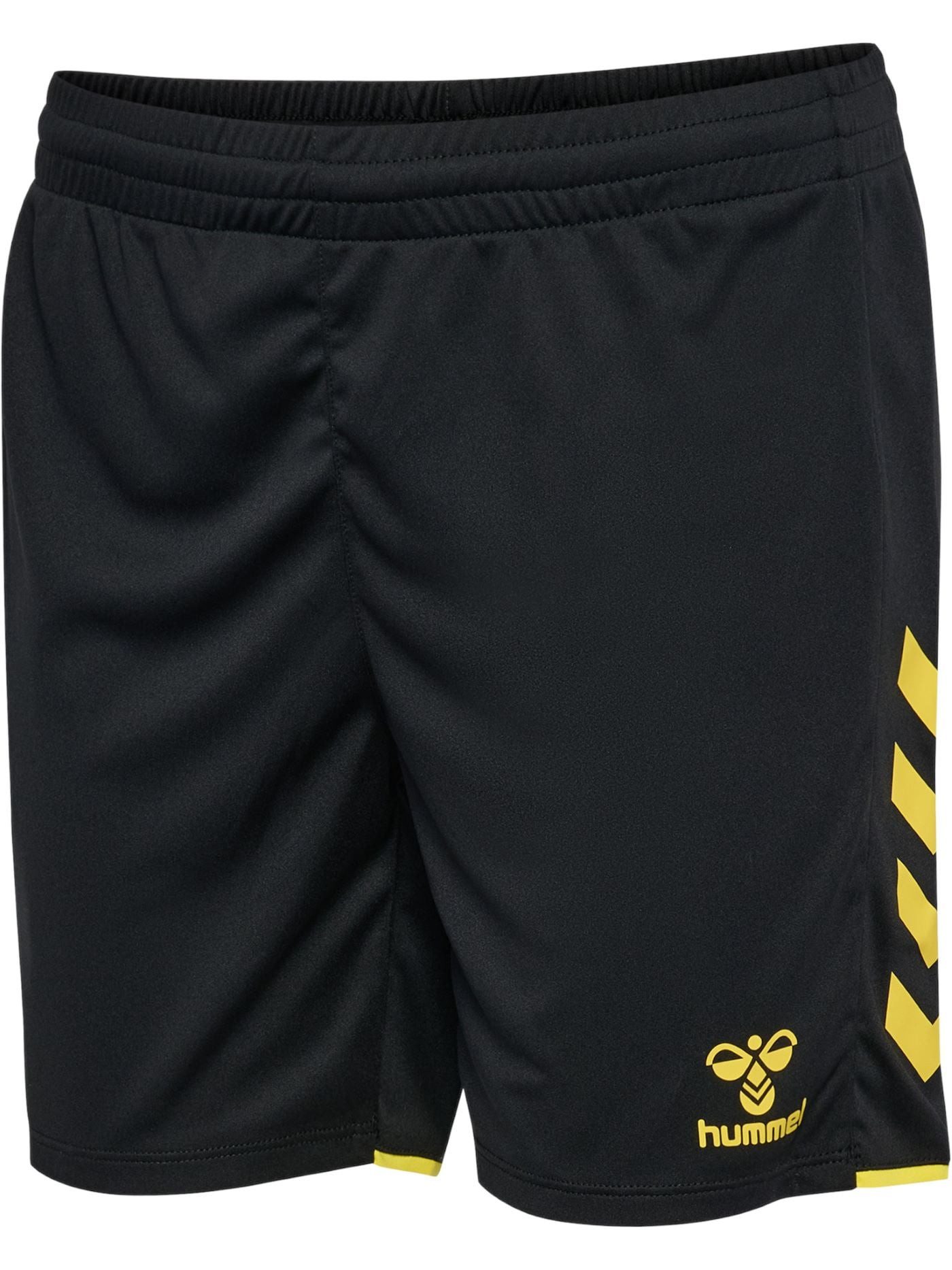 Sporthose hmlCORE 2.0 Shorts (angenehmes Tragegefühl) kurz schwarz/gelb Damen