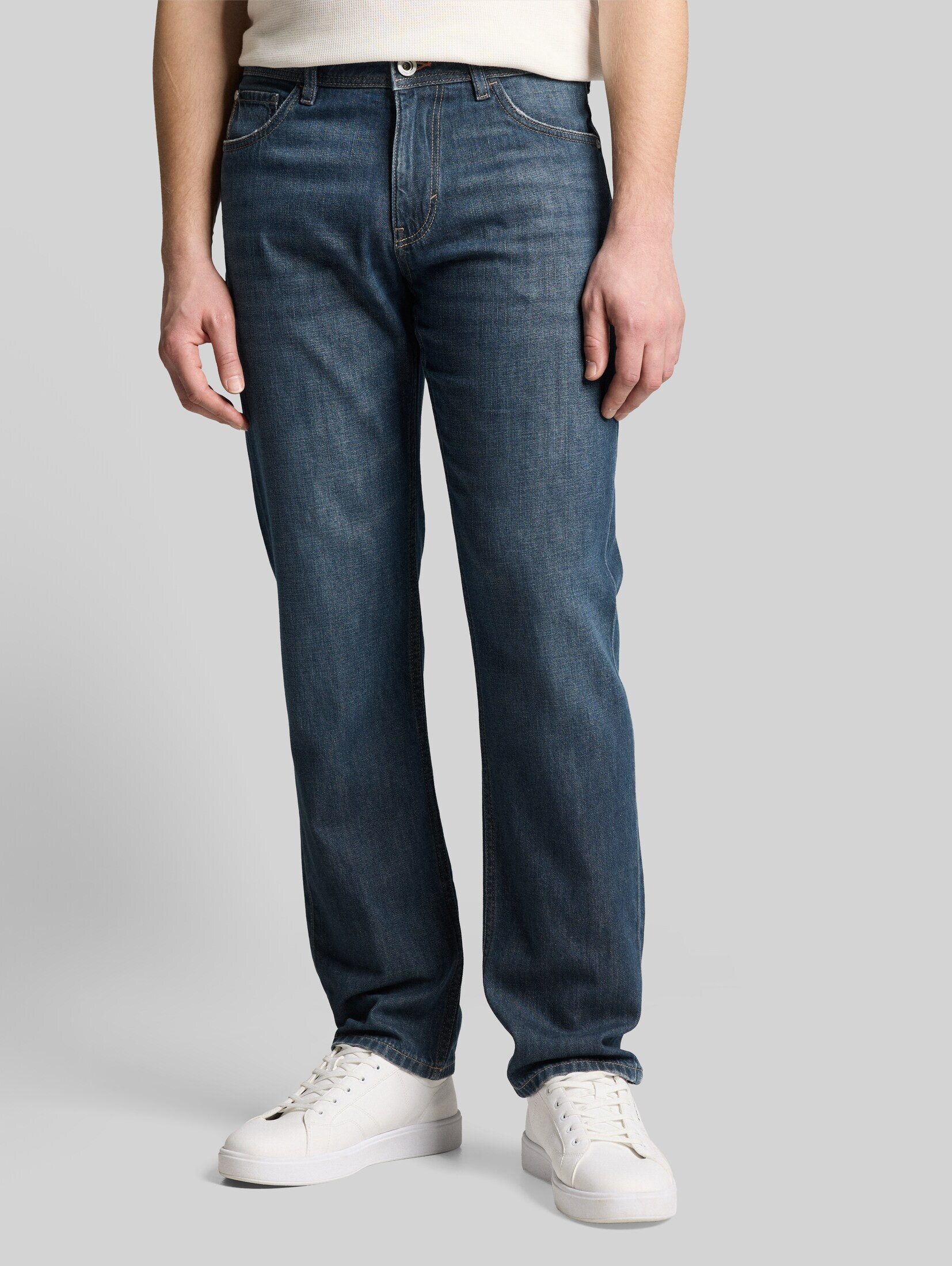TOM TAILOR Straight-Jeans Jeanshosen TTMARVIN STRAIGHT Jeans