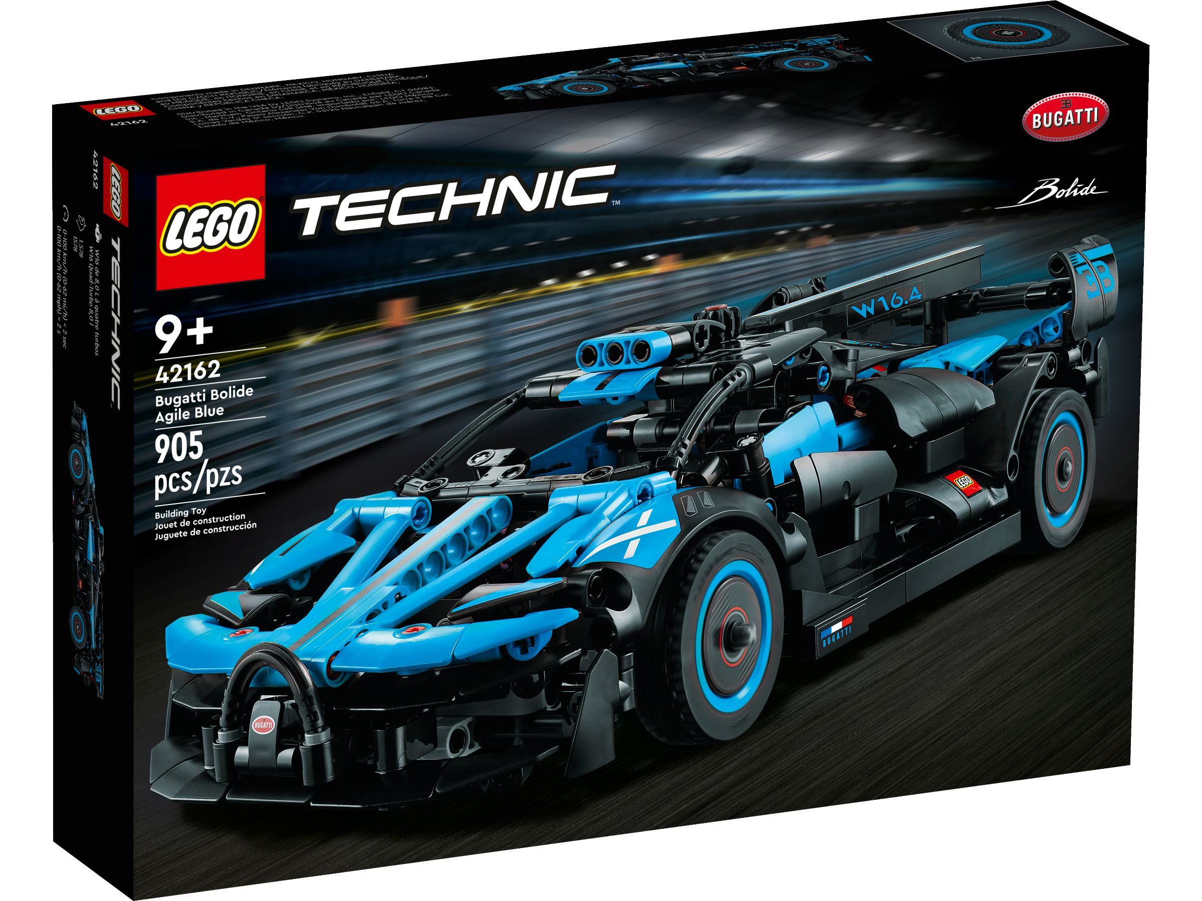 LEGO® Technic 42162 Bugatti Bolide Agile Blue Konstruktionsspielsteine